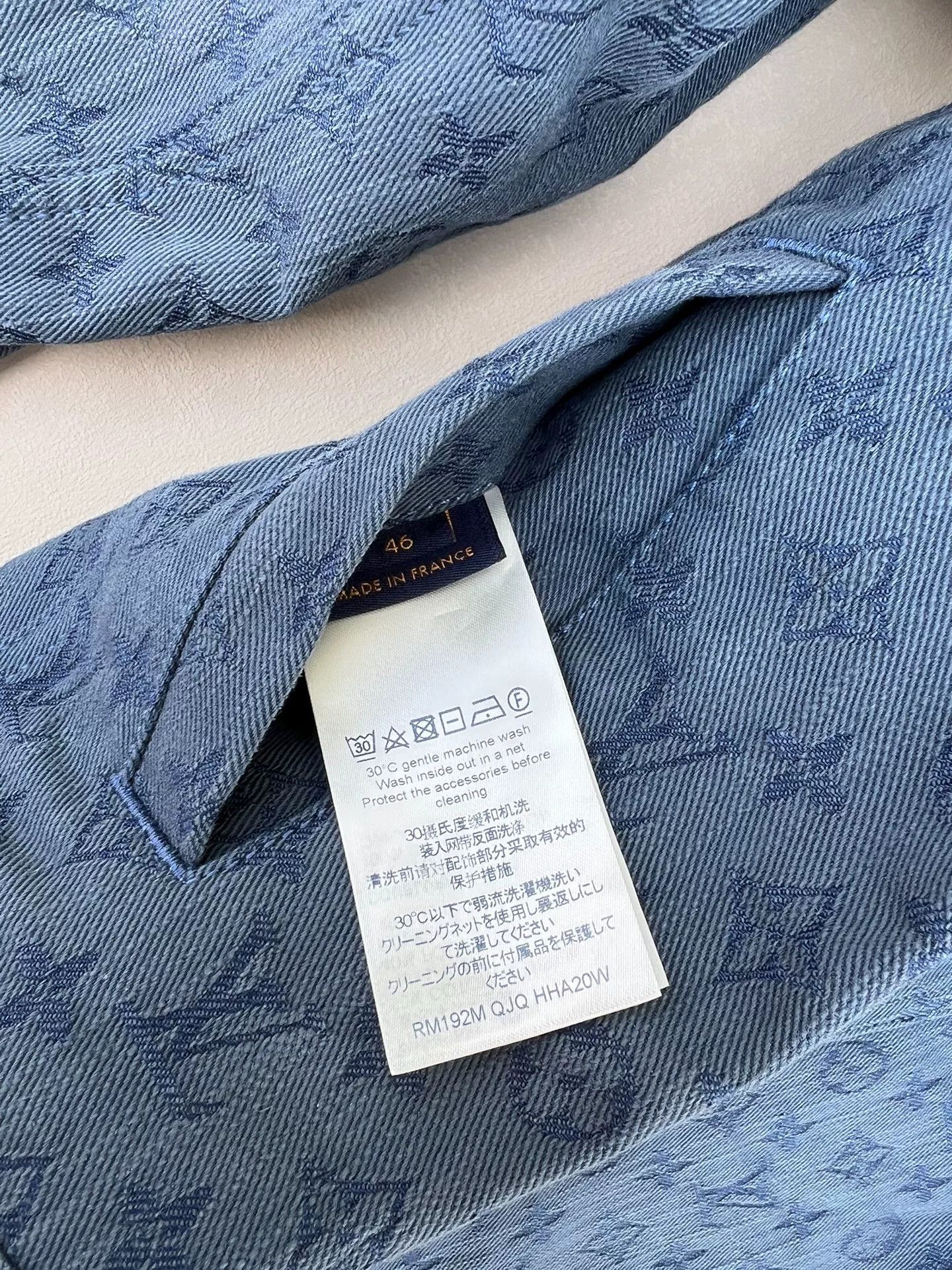 Louis Vuitton Louis Vuitton All-Over Print Denim Jacket Size US S / EU 44-46 / 1 - 6 Thumbnail