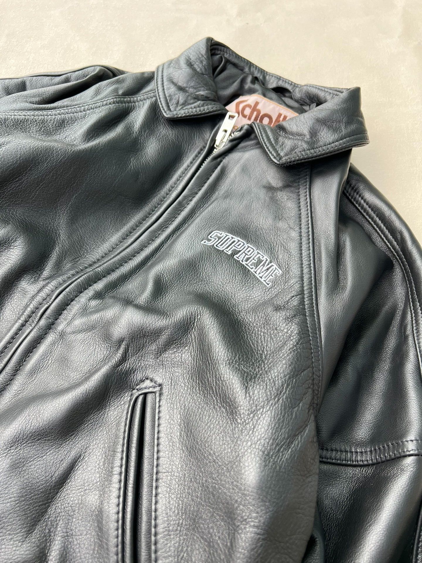 Schott Supreme x Schott 8 Graffiti Leather Jacket Size US S / EU 44-46 / 1 - 6 Thumbnail