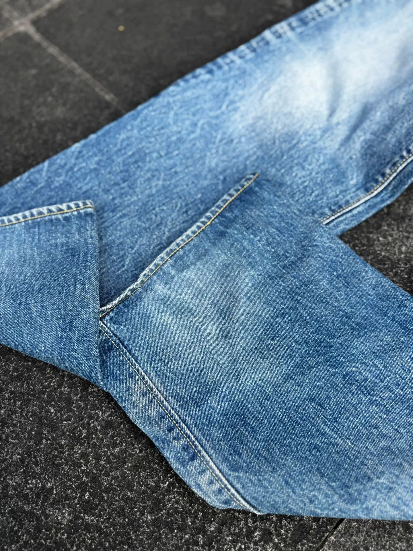 Sugar Cane Sugar Cane Washed Denim Pants Size US 34 / EU 50 - 4 Thumbnail