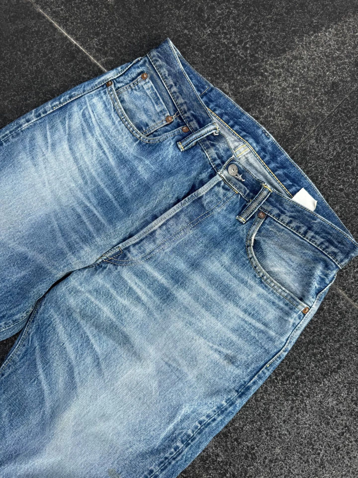 Sugar Cane Sugar Cane Washed Denim Pants Size US 34 / EU 50 - 6 Thumbnail