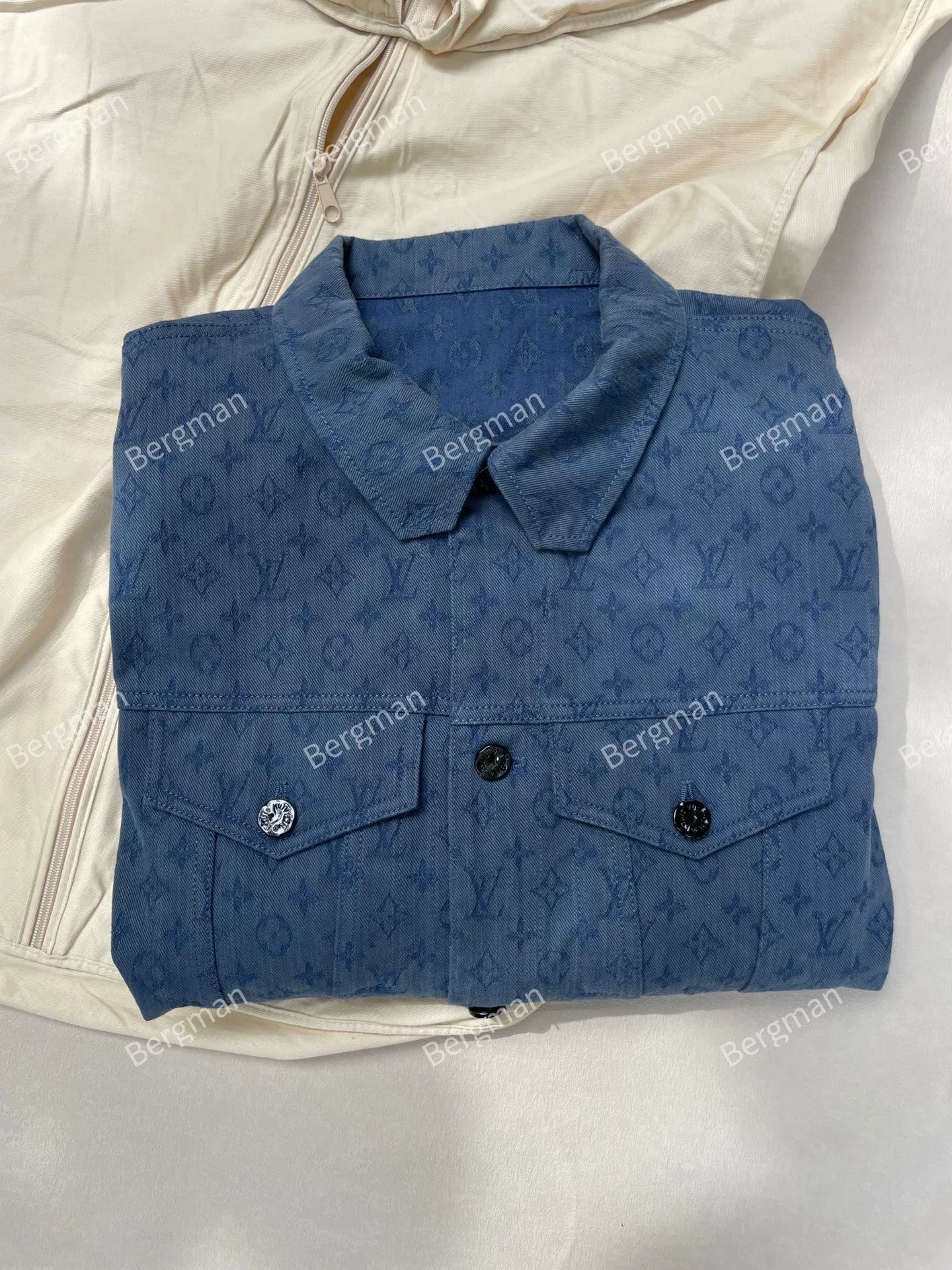 Louis Vuitton Louis Vuitton Monogram Denim Jacket Size US XL / EU 56 / 4 - 3 Thumbnail