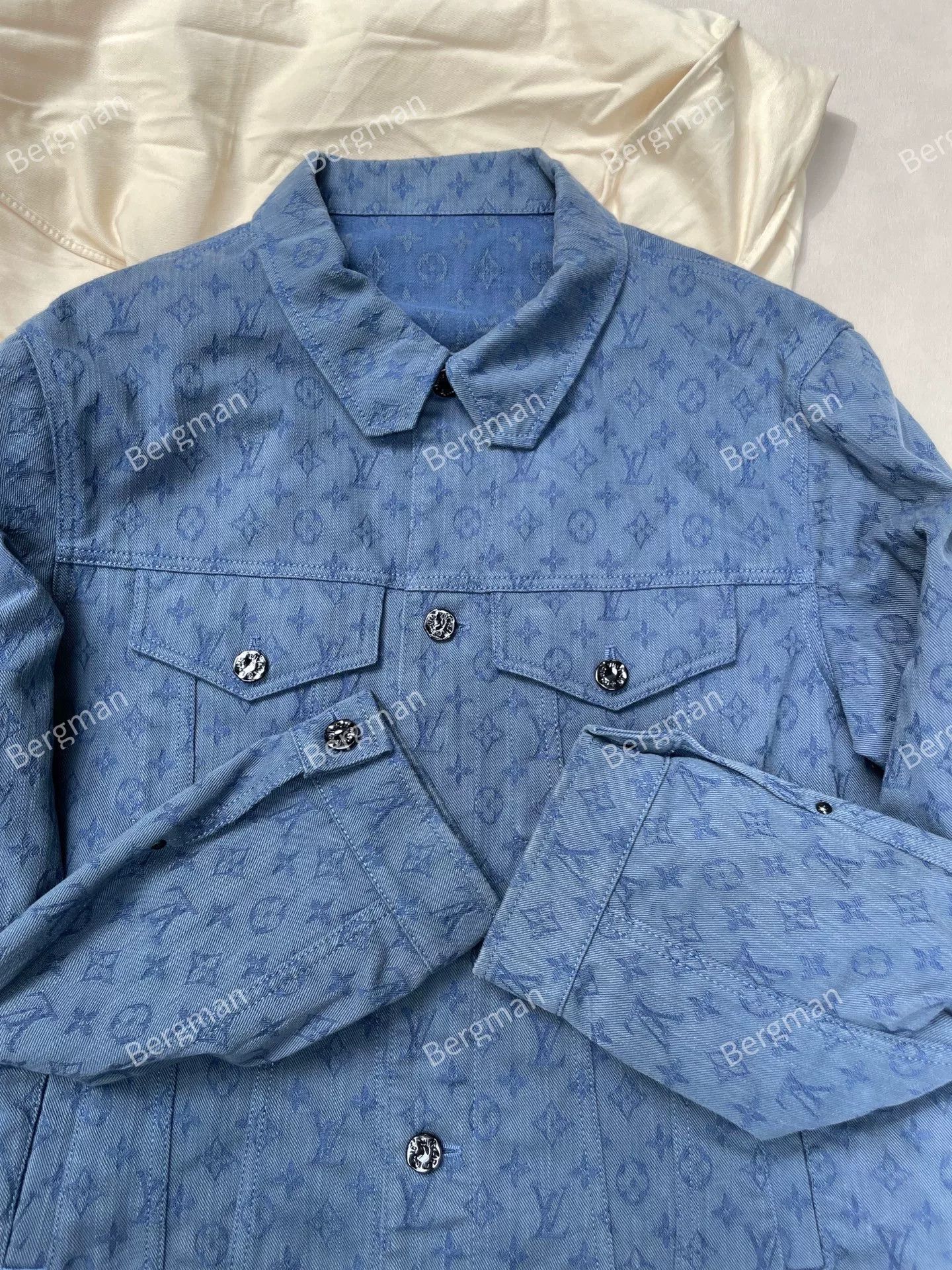 Louis Vuitton Louis Vuitton Monogram Denim Jacket Size US XL / EU 56 / 4 - 5 Thumbnail