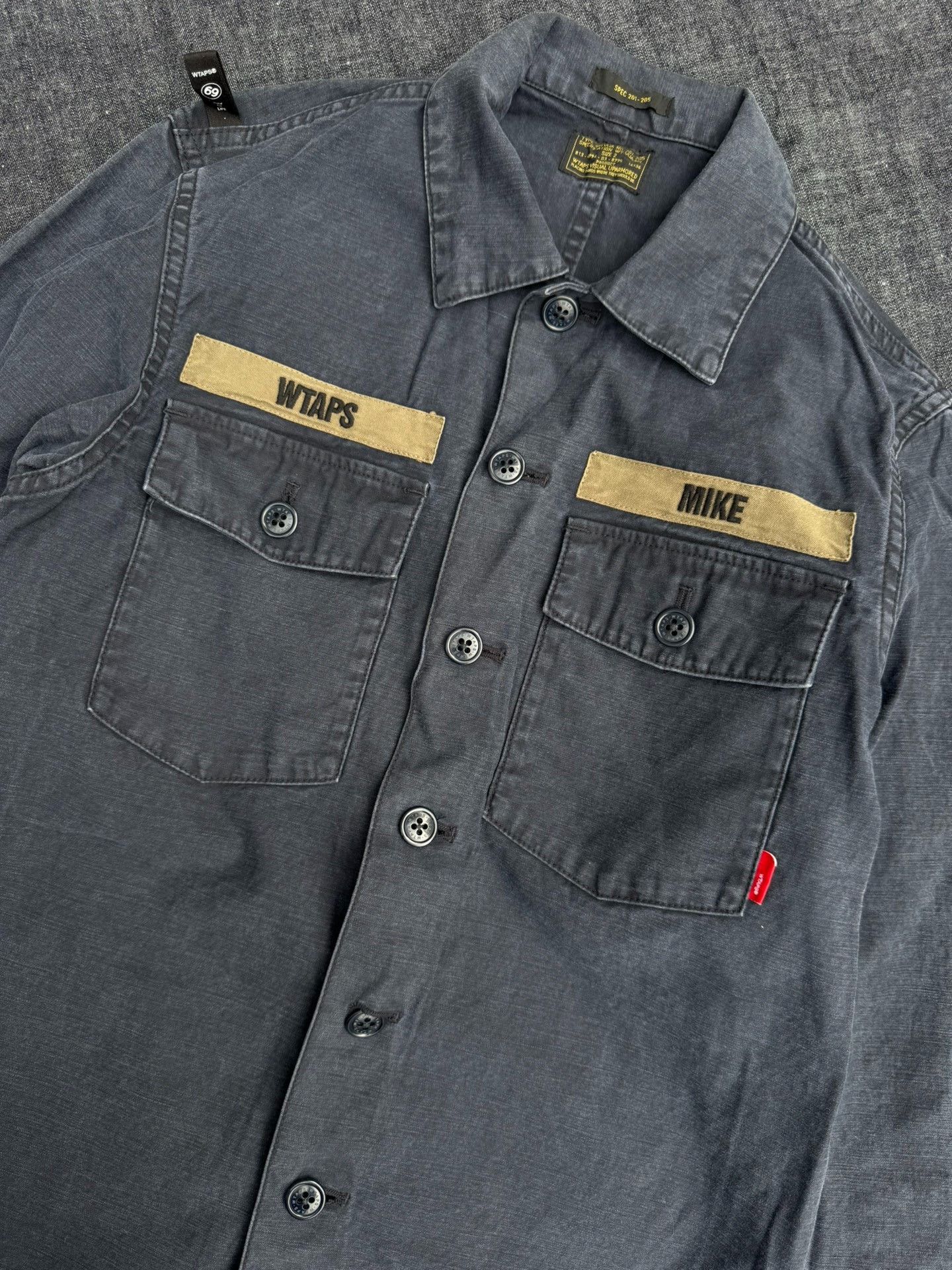 Wtaps WTAPS 14SS BUDS LS Satin Shirt Jacket Size US M / EU 48-50 / 2 - 5 Thumbnail