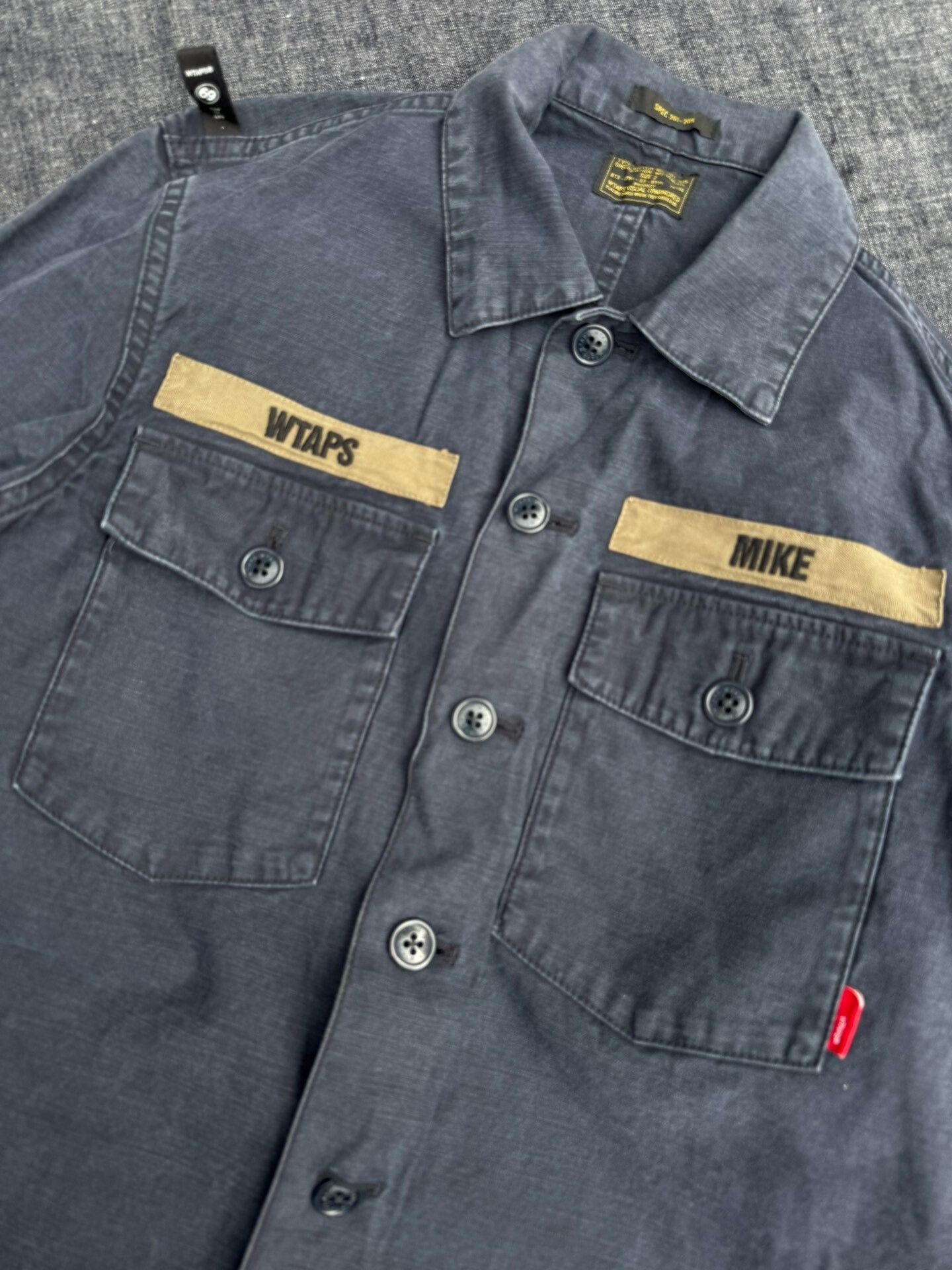 Wtaps WTAPS 14SS BUDS LS Satin Shirt Jacket Size US M / EU 48-50 / 2 - 2 Thumbnail