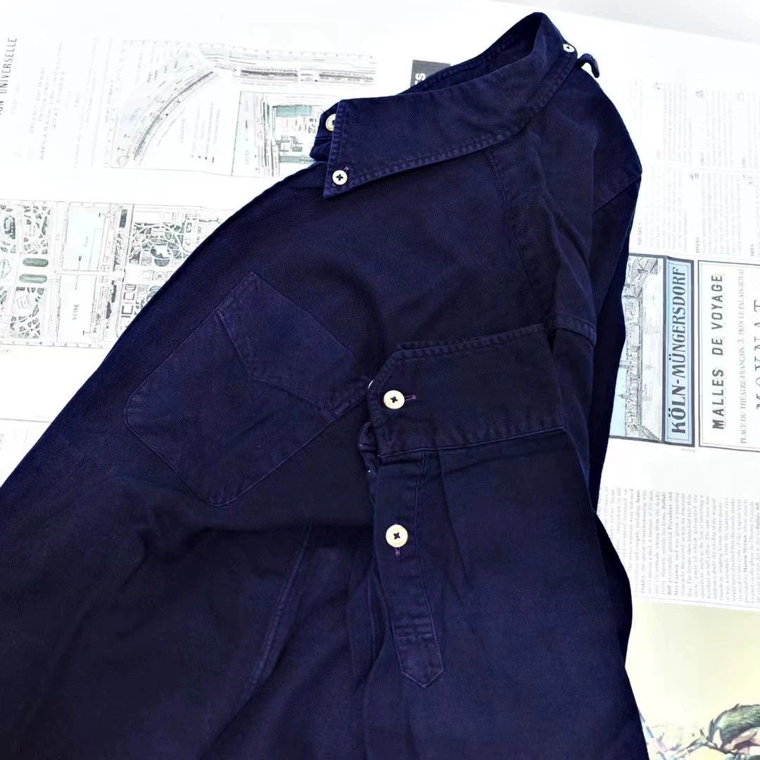 Visvim Visvim Giza Indigo Dye L/S Shirt Size US S / EU 44-46 / 1 - 4 Thumbnail