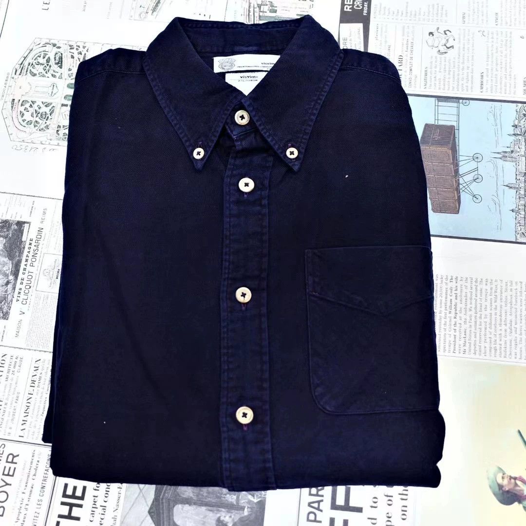 Visvim Visvim Giza Indigo Dye L/S Shirt Size US S / EU 44-46 / 1 - 9 Thumbnail