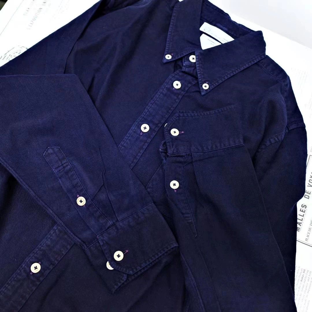 Visvim Visvim Giza Indigo Dye L/S Shirt Size US S / EU 44-46 / 1 - 6 Thumbnail