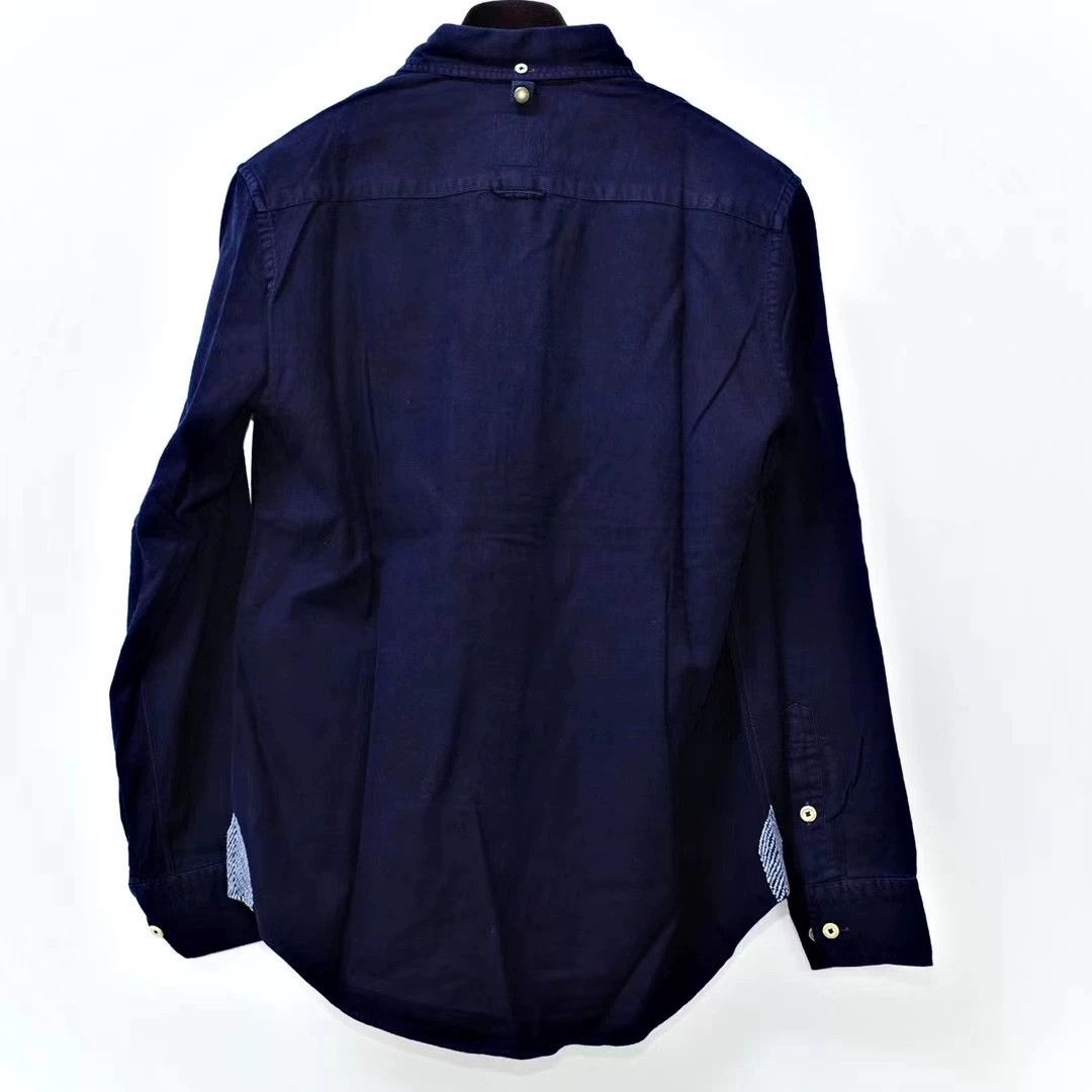 Visvim Visvim Giza Indigo Dye L/S Shirt Size US S / EU 44-46 / 1 - 2 Thumbnail