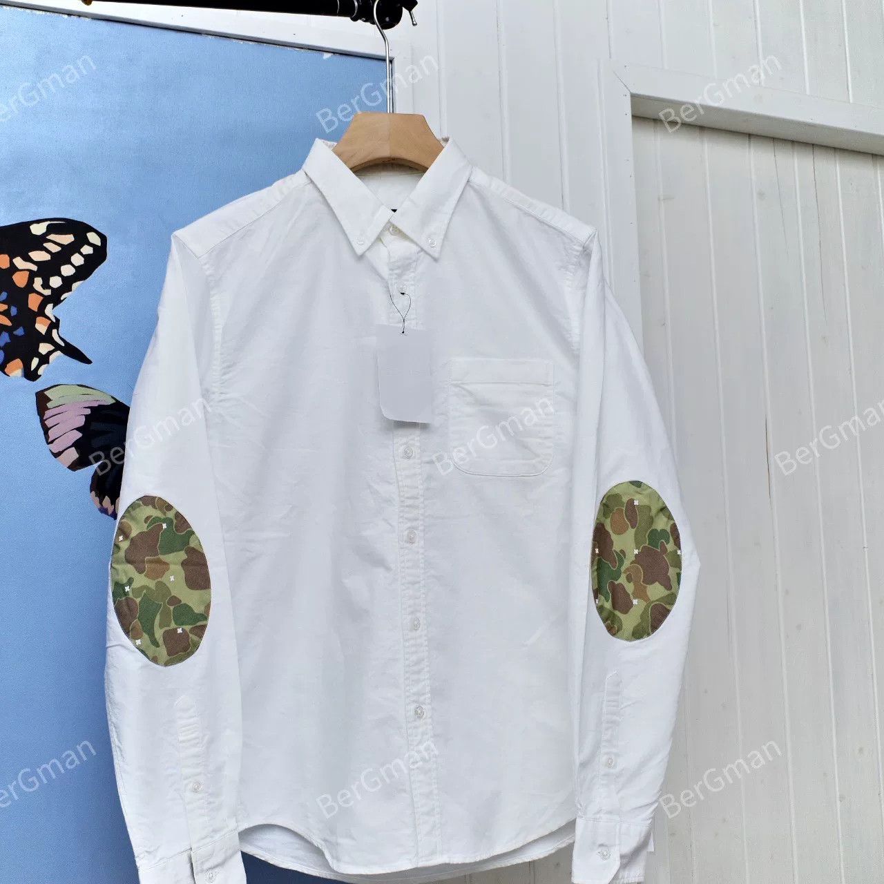 Sophnet. Sophnet Camouflage Patch Shirt 2014 Size US L / EU 52-54 / 3 - 7 Thumbnail