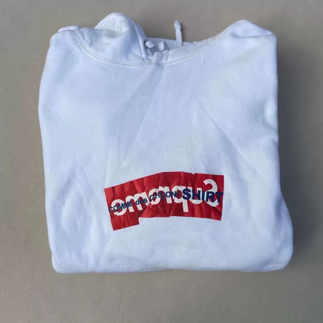 Supreme Supreme CDG 17FW Box Logo Hoodie Size US XL / EU 56 / 4 - 2 Thumbnail