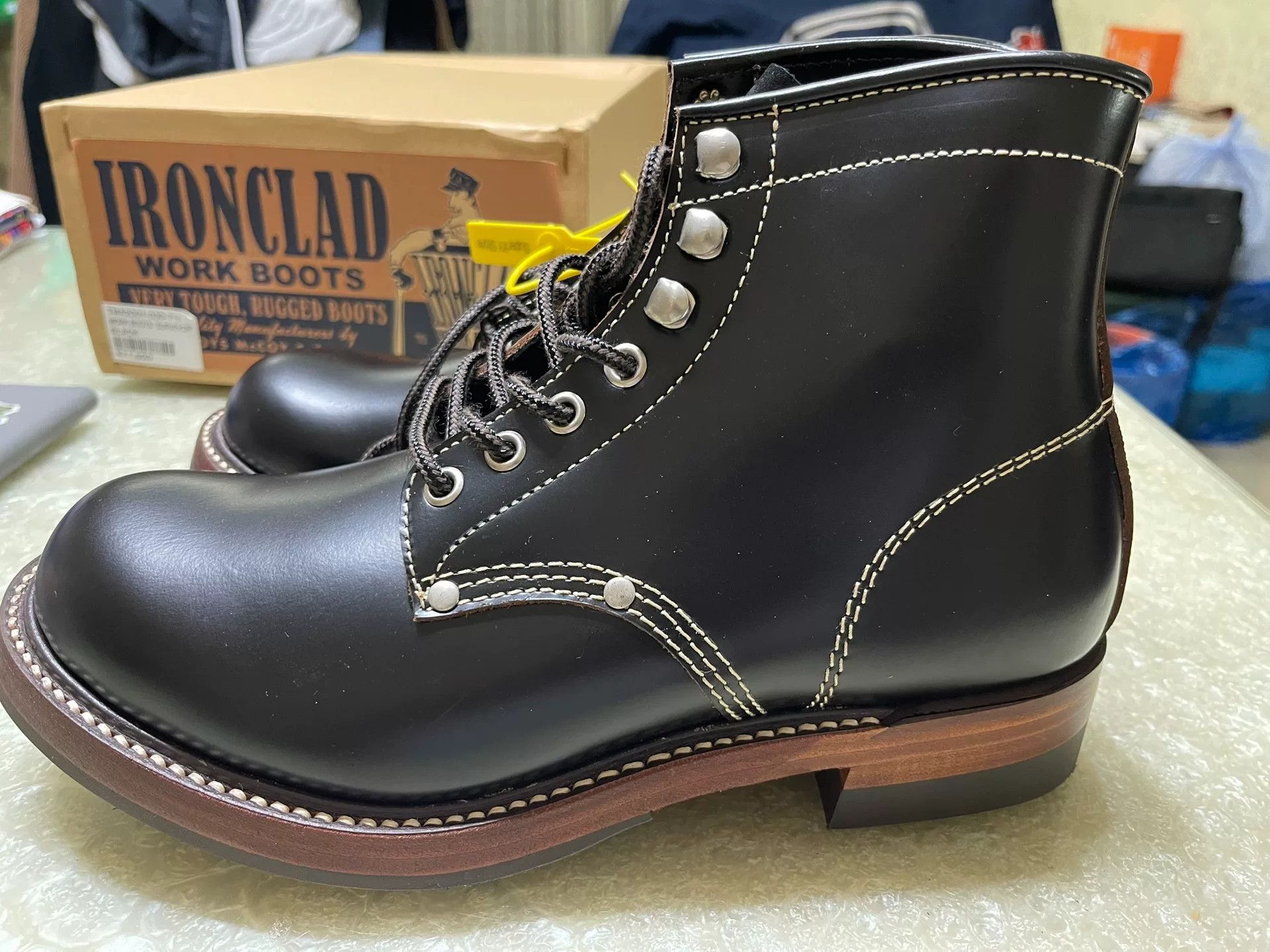 TOYS McCOY Toys McCoy Japanese Leather Work Boots TMA2001 Size US 7.5 / EU 40-41 - 2 Thumbnail