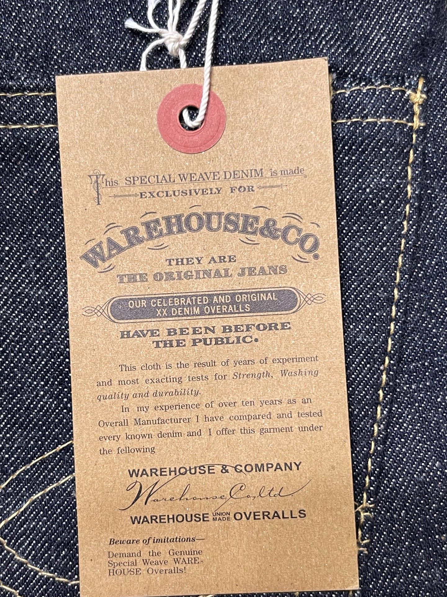 Warehouse & Co. WAREHOUSE & CO. 25th Anniversary Jeans S1001XX Size US 32 / EU 48 - 3 Thumbnail