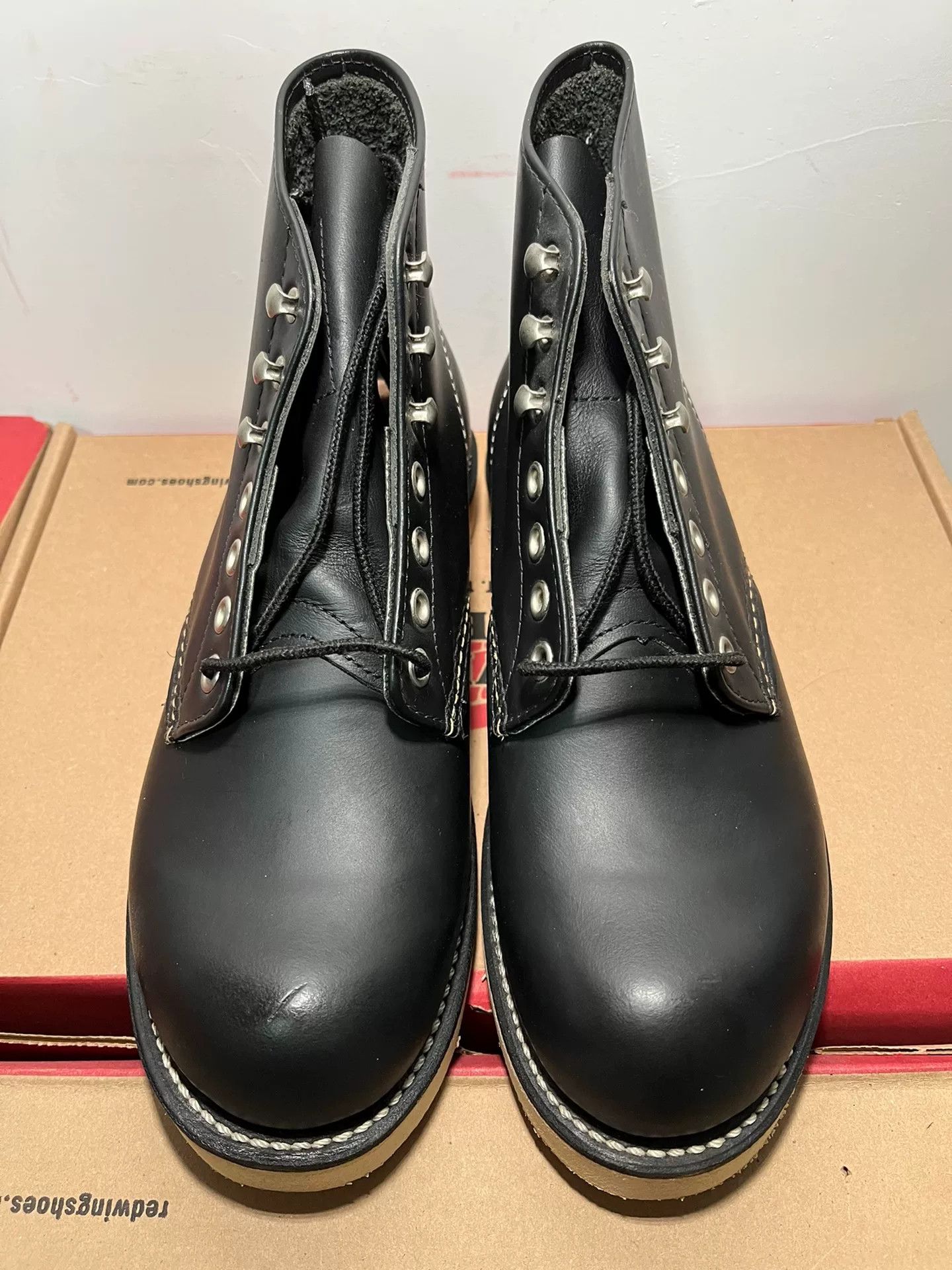 Red Wing Redwing 8165 Work Boots Size US 5.5 / EU 38 - 2 Thumbnail