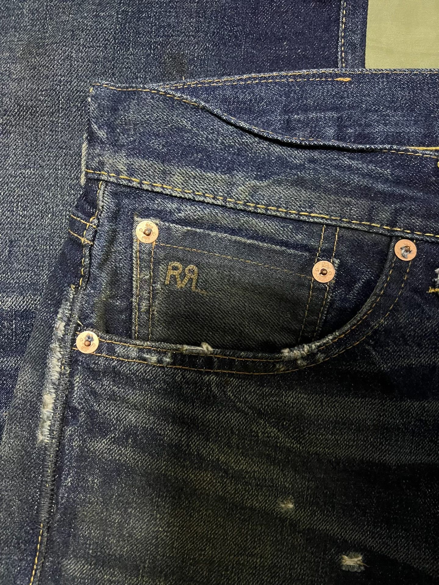 RRL Ralph Lauren RRL Double RL Clay Washed Jeans Size US 31 - 7 Thumbnail