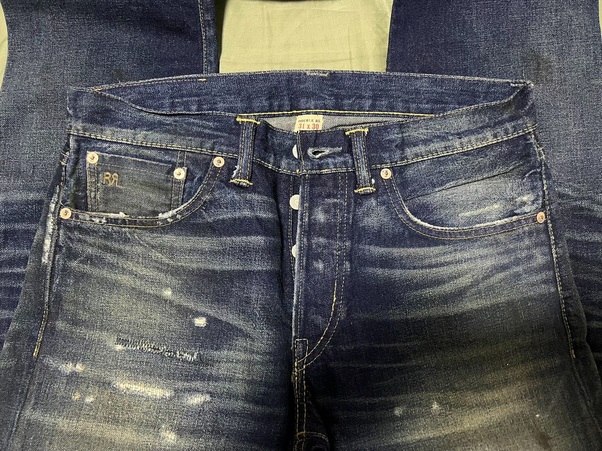 RRL Ralph Lauren RRL Double RL Clay Washed Jeans Size US 31 - 5 Thumbnail