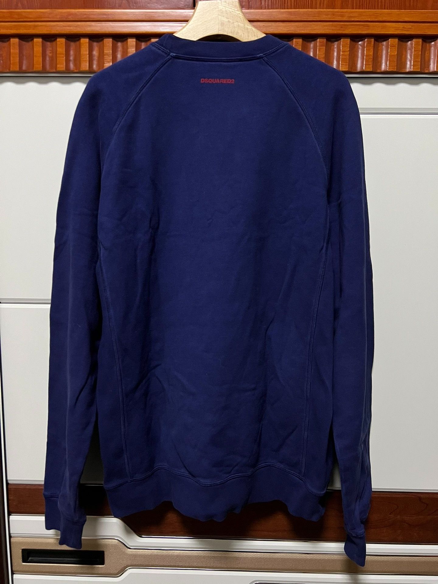 Dsquared2 DSQUARED2 Washed Blue Fleece Sweatshirt Size US XL / EU 56 / 4 - 2 Thumbnail