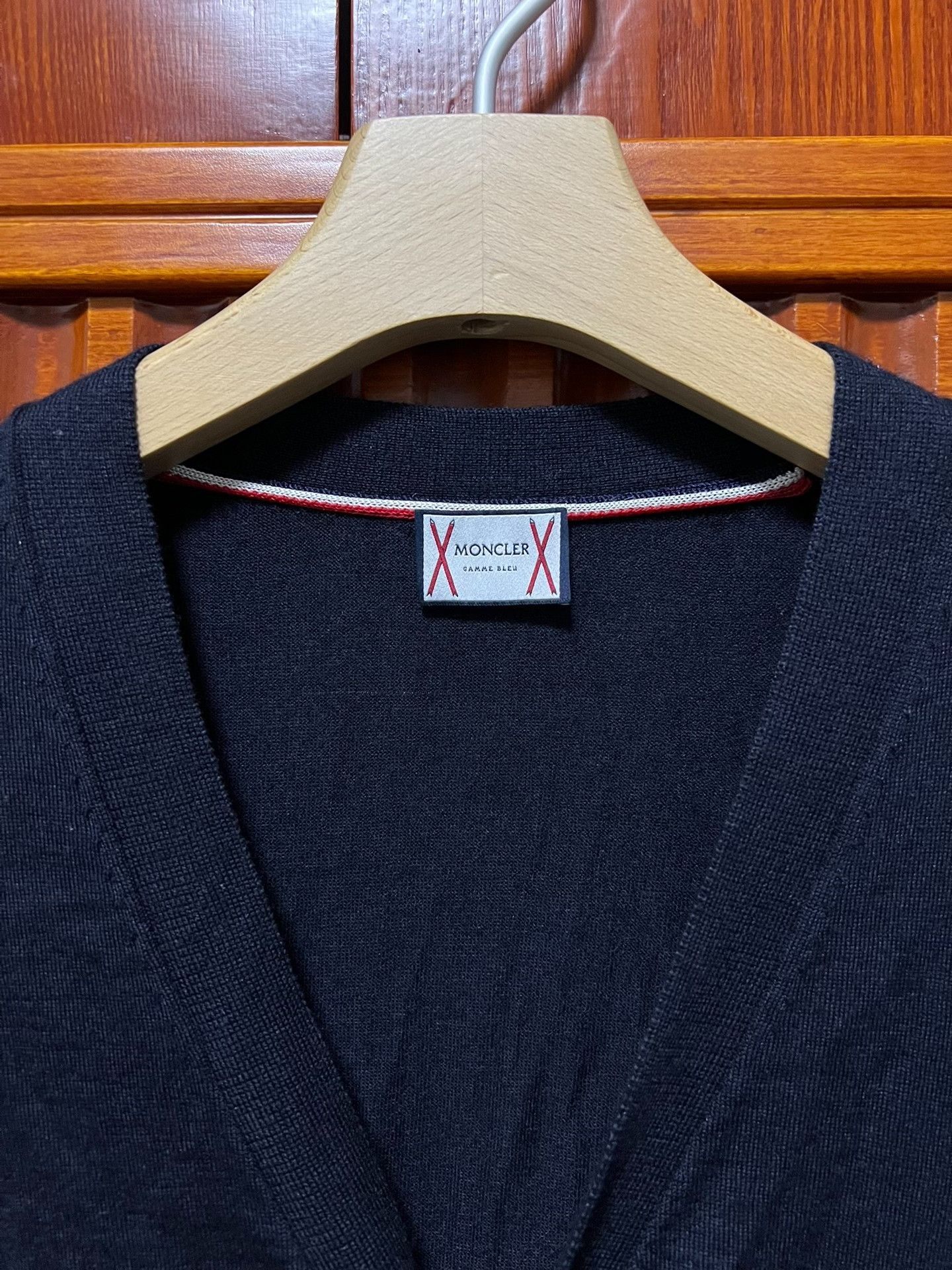 Moncler Gamme Bleu Thom Browne x Moncler Men's Cashmere Cardigan Size US XL / EU 56 / 4 - 3 Thumbnail