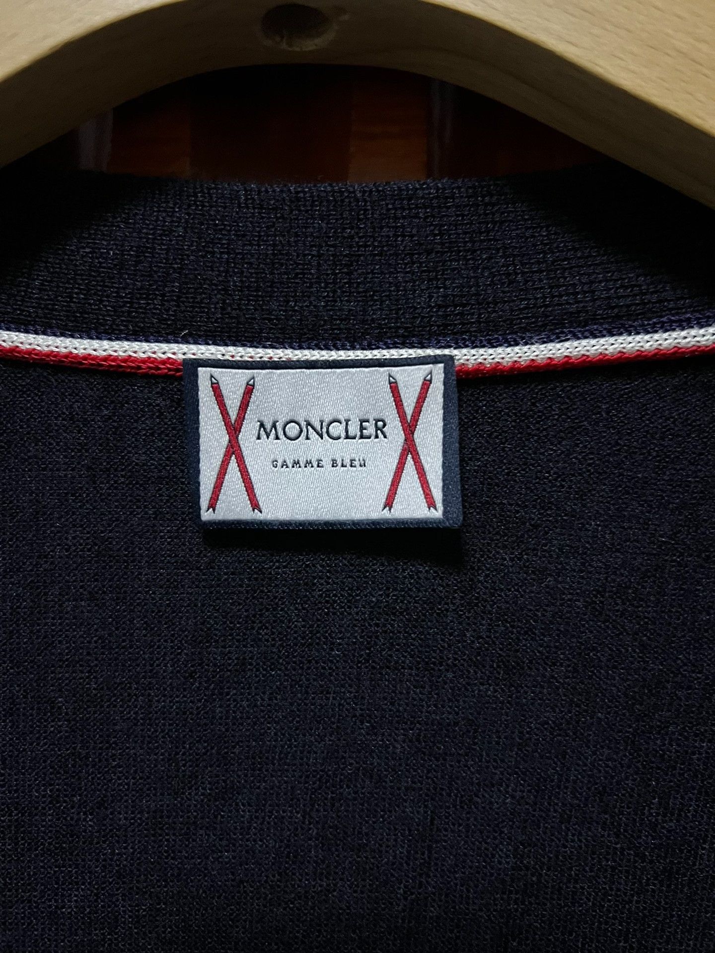 Moncler Gamme Bleu Thom Browne x Moncler Men's Cashmere Cardigan Size US XL / EU 56 / 4 - 4 Thumbnail