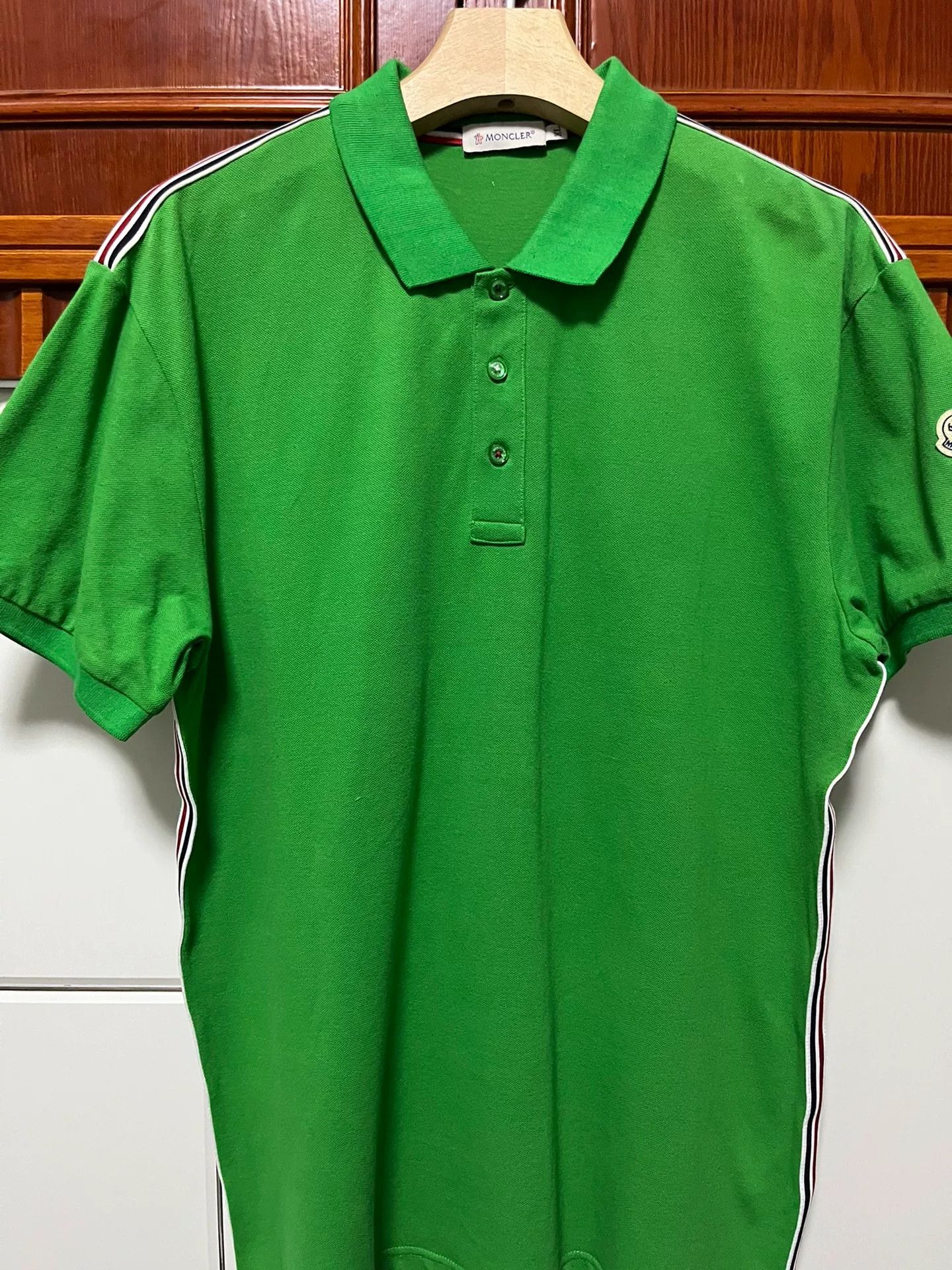 Moncler Moncler Men's Short Sleeve Polo Shirt Size US XL / EU 56 / 4 - 2 Thumbnail
