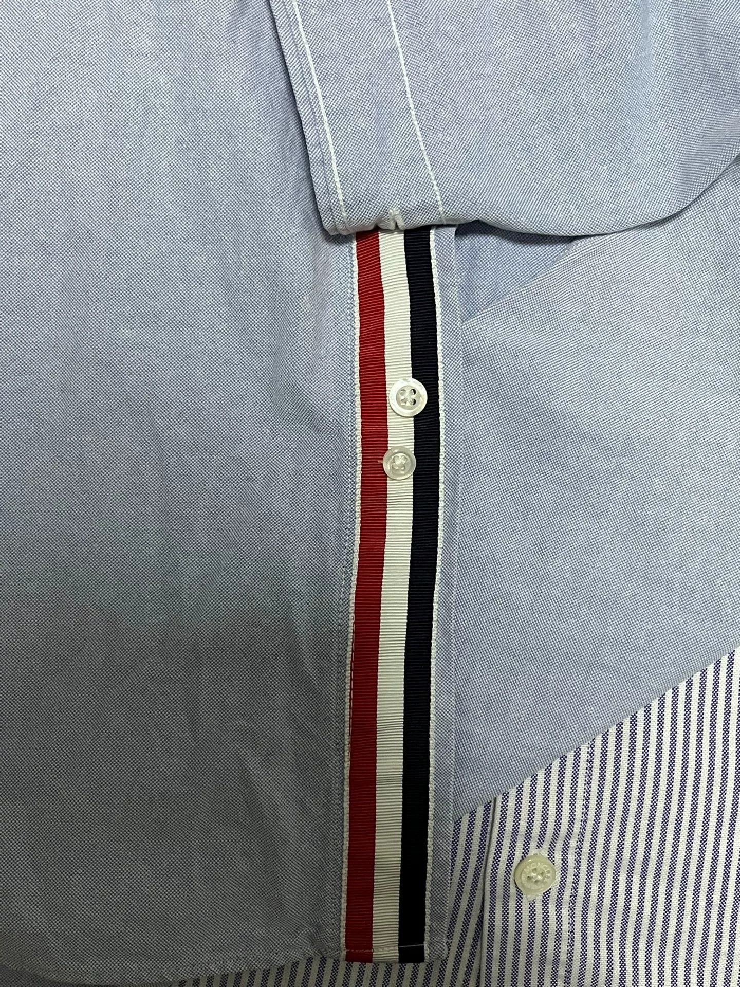 Thom Browne Thom Browne Men's Oxford Cotton Shirt Size US XL / EU 56 / 4 - 4 Thumbnail