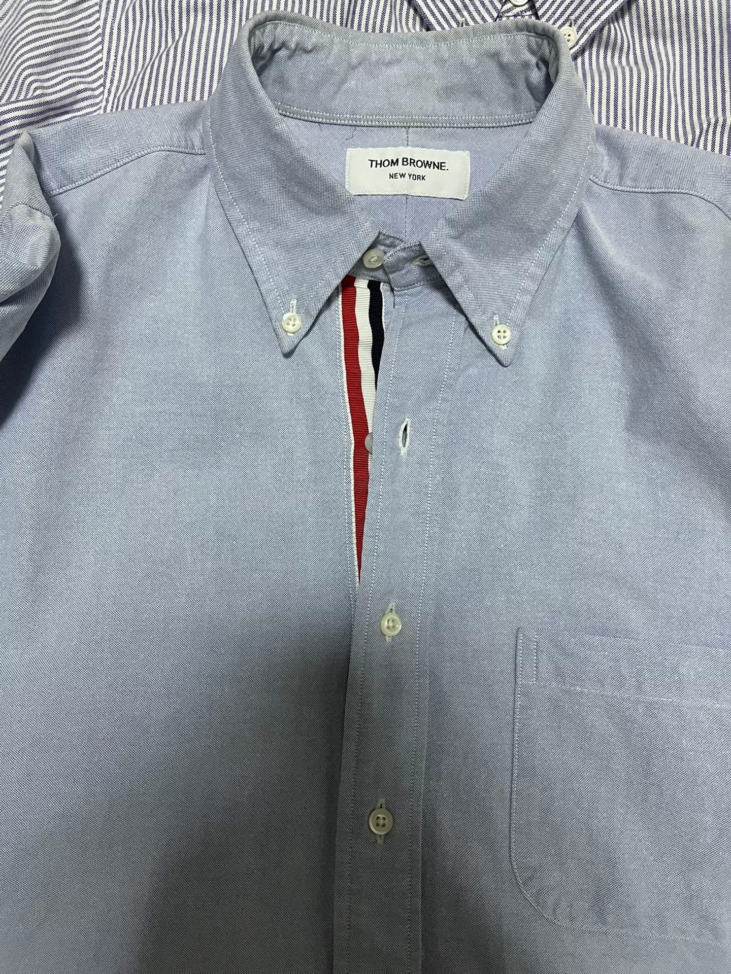 Thom Browne Thom Browne Men's Oxford Cotton Shirt Size US XL / EU 56 / 4 - 3 Thumbnail