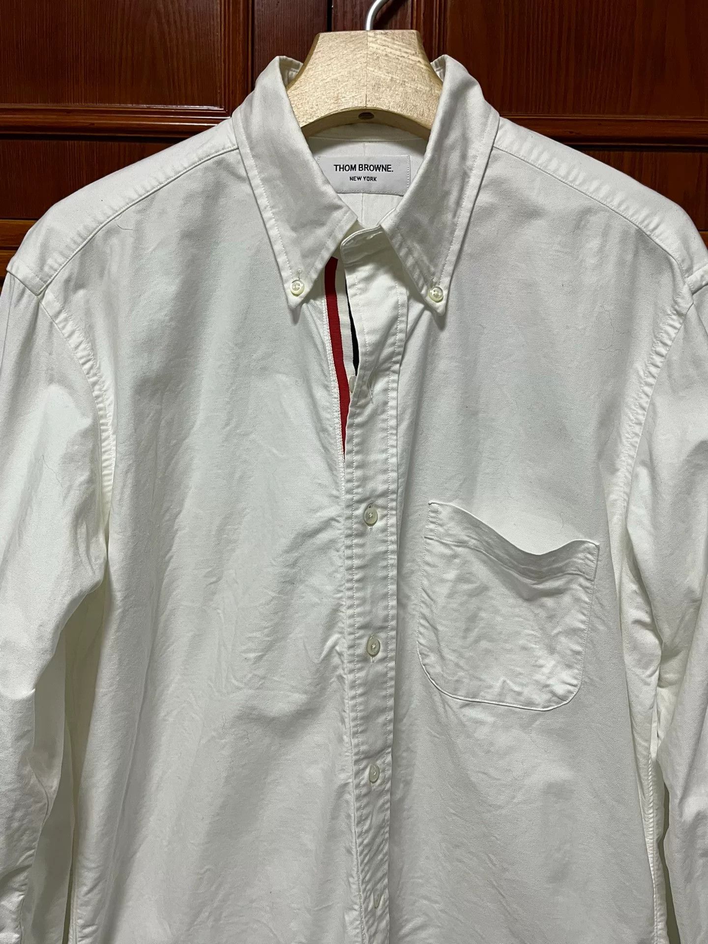 Thom Browne THOM BROWNE Classic Men's Shirt Size US XL / EU 56 / 4 - 2 Thumbnail