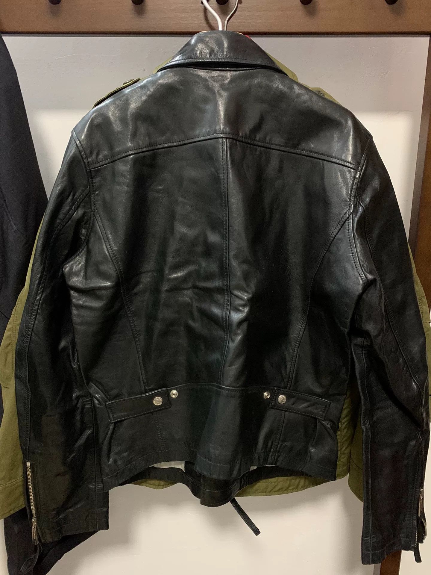 Dsquared2 Dsquared2 Men's Leather Jacket Size US L / EU 52-54 / 3 - 2 Thumbnail