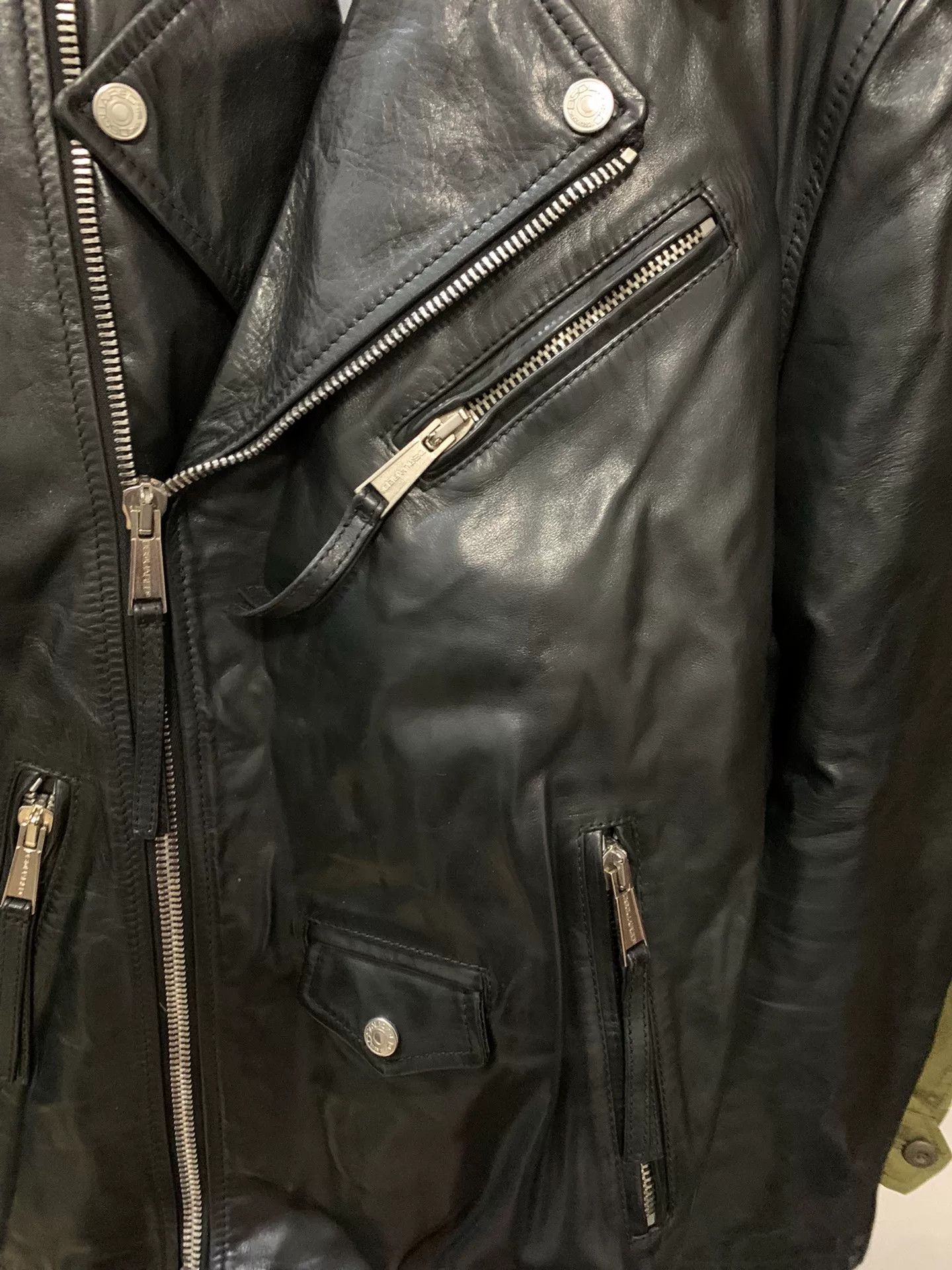 Dsquared2 Dsquared2 Men's Leather Jacket Size US L / EU 52-54 / 3 - 3 Thumbnail