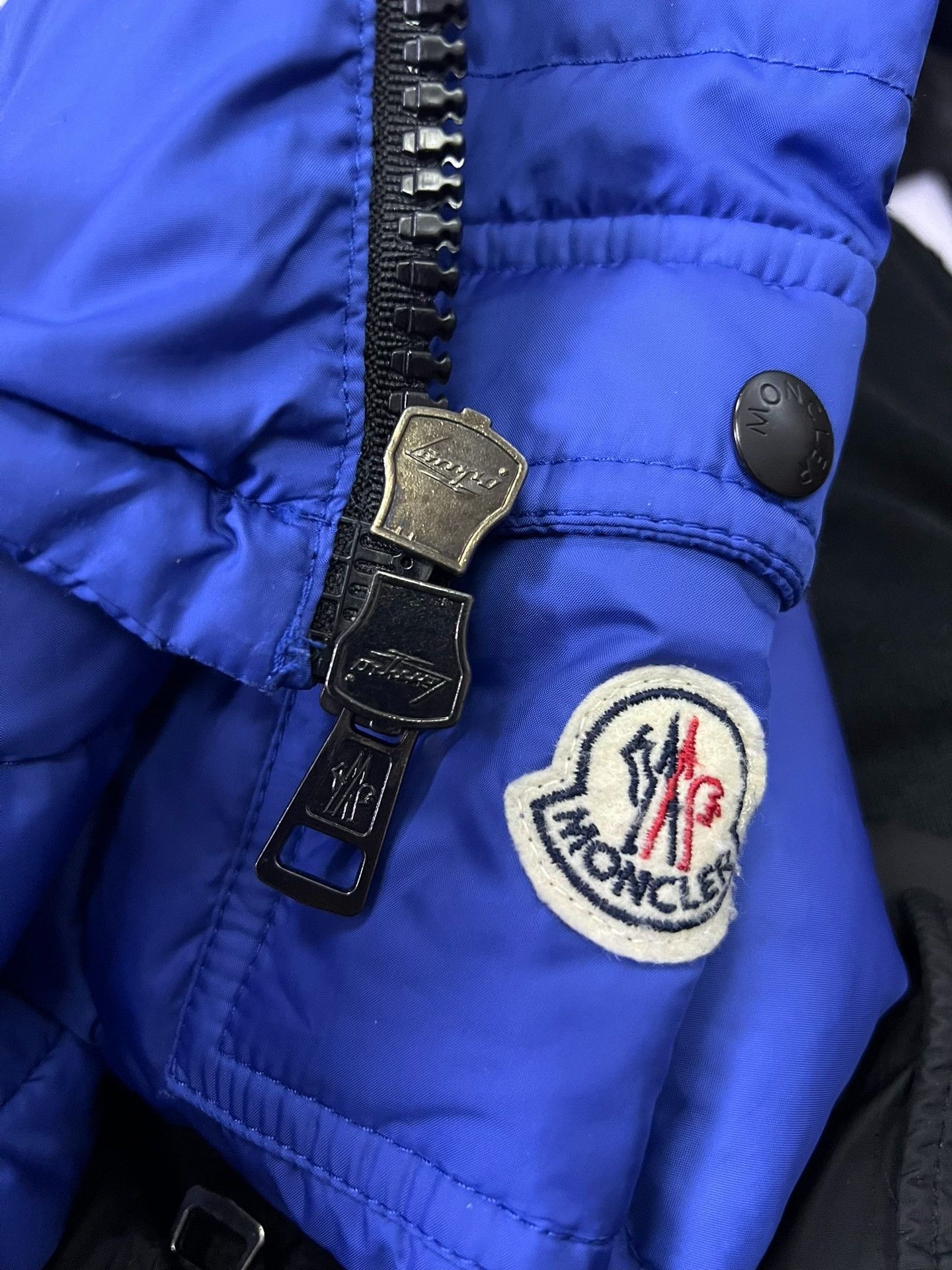 Moncler Moncler Aubin Men's Moto Down Jacket Size US L / EU 52-54 / 3 - 7 Thumbnail