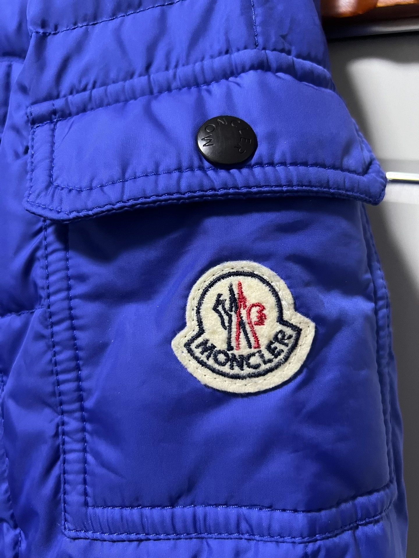 Moncler Moncler Aubin Men's Moto Down Jacket Size US L / EU 52-54 / 3 - 4 Thumbnail