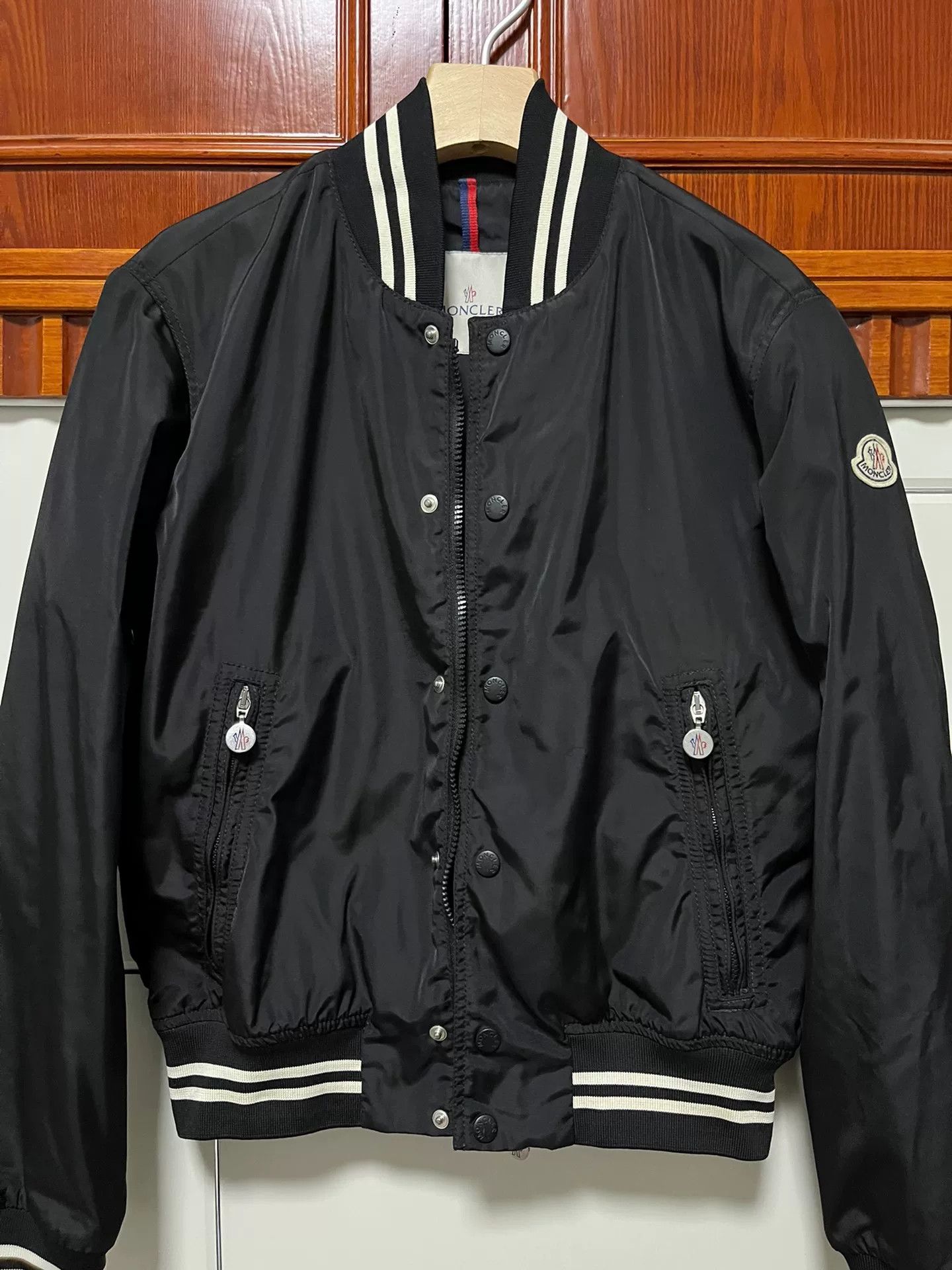 Moncler Moncler Short Baseball Jacket Size US M / EU 48-50 / 2 - 2 Thumbnail