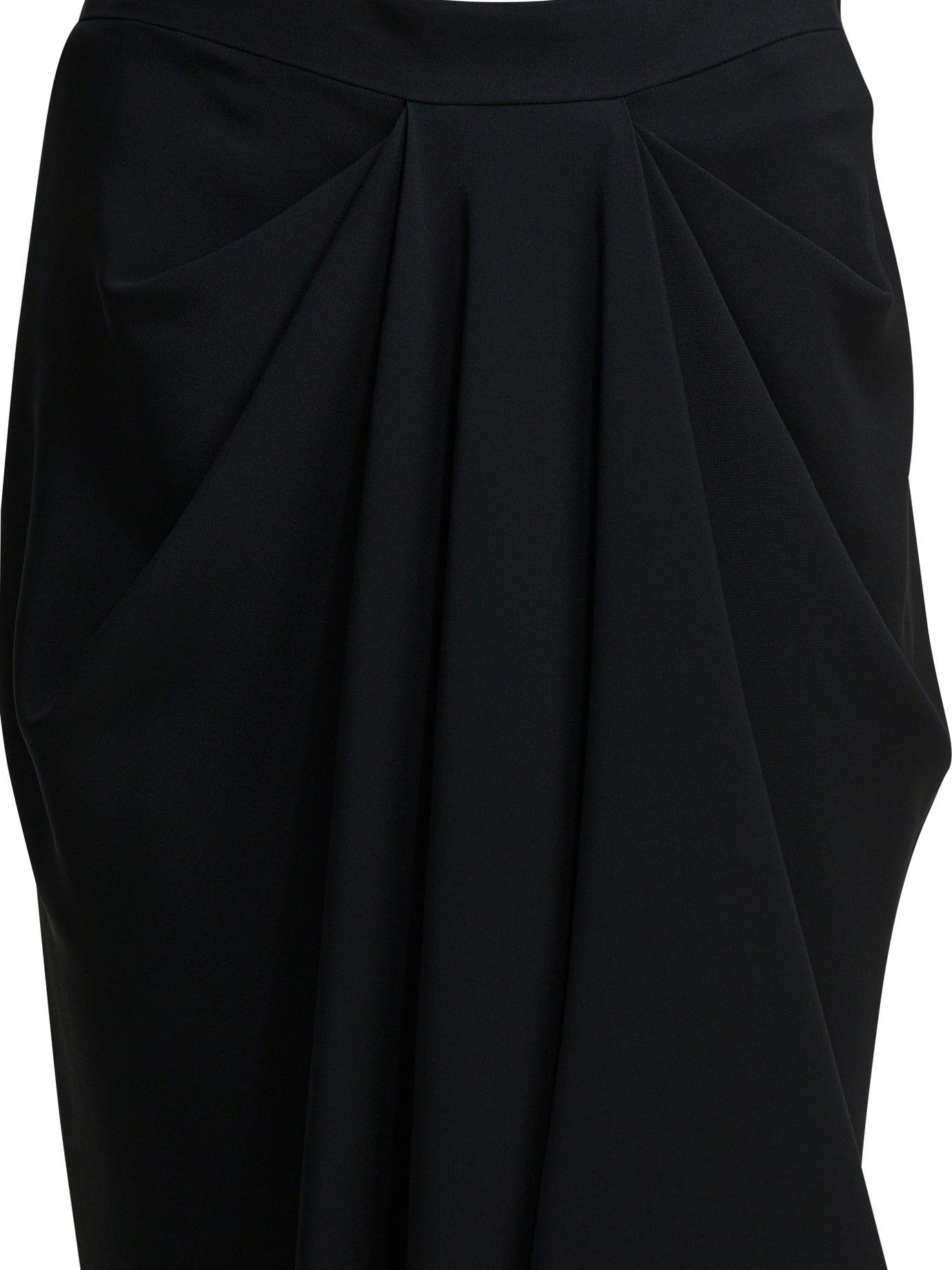 Givenchy Draped Crepe Cady Midi Skirt tag size 38 Women - USA Duties Paid
