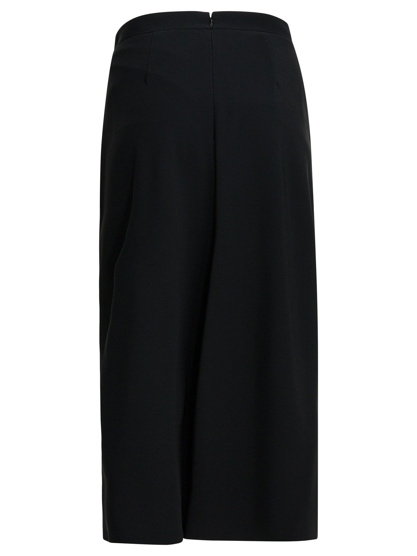 Givenchy Draped Crepe Cady Midi Skirt tag size 38 Women - USA Duties Paid