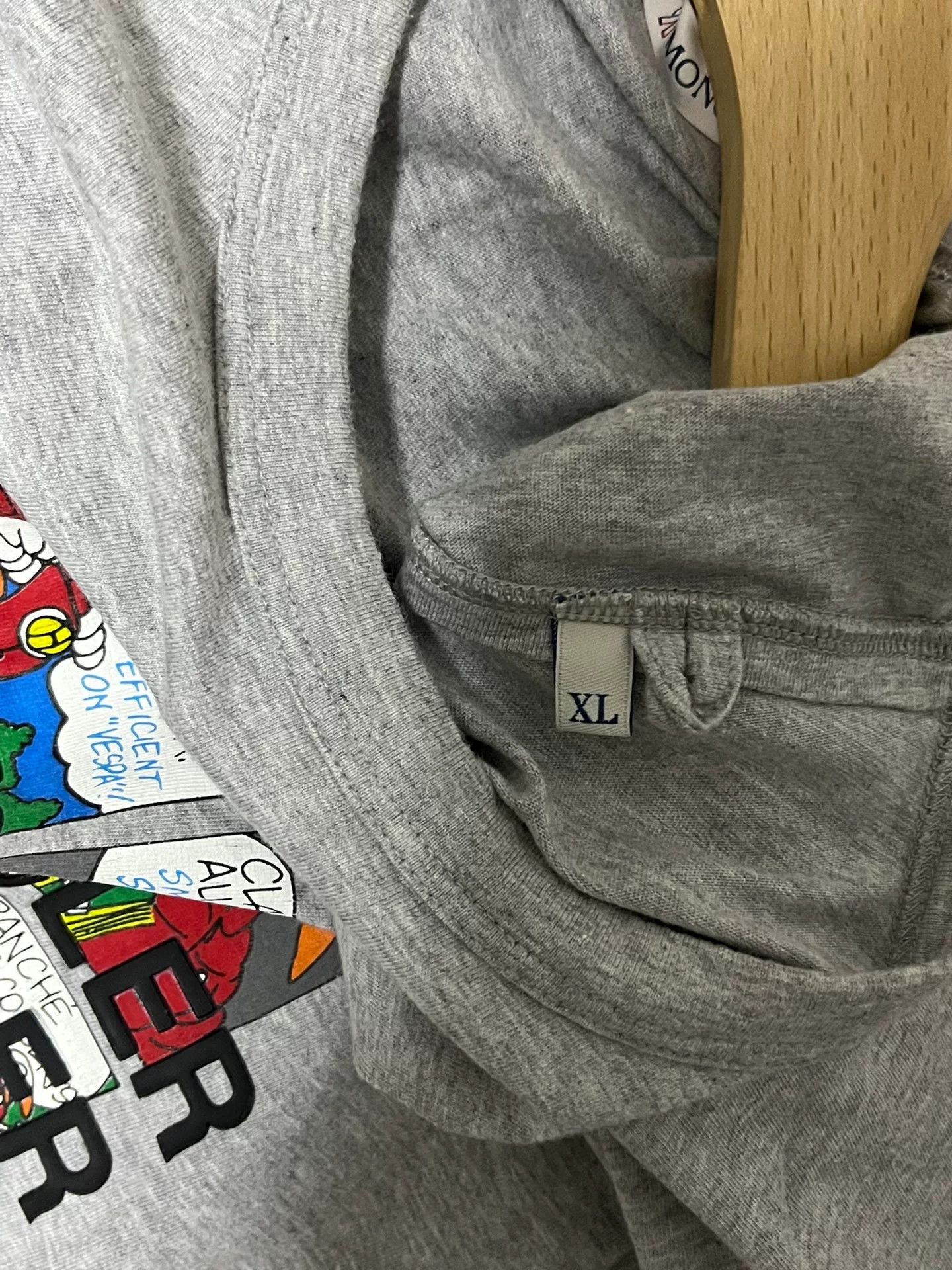 Moncler Moncler Men's Graffiti Cartoon Short Sleeve T-shirt Size US XL / EU 56 / 4 - 6 Thumbnail