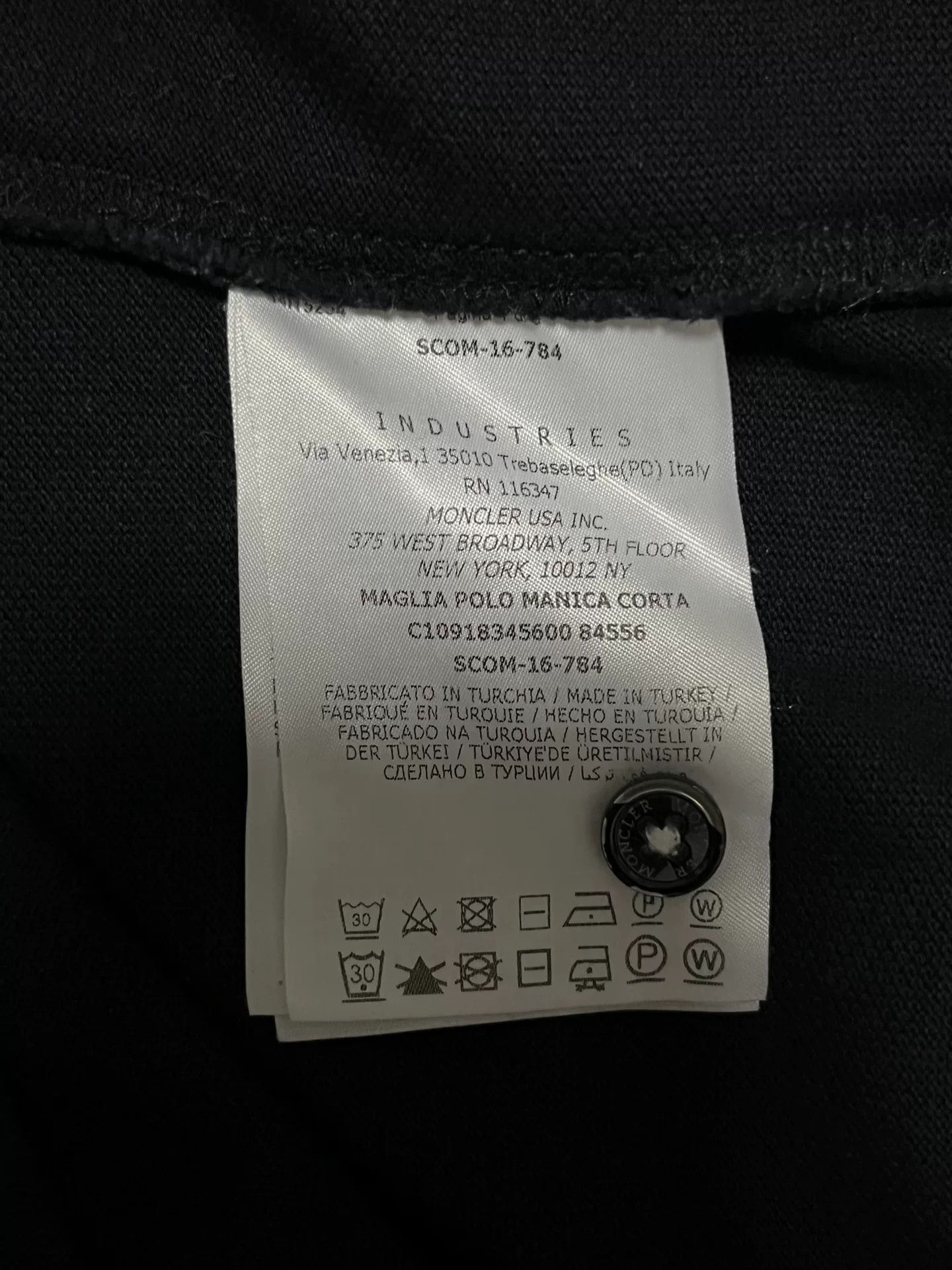 Moncler Moncler Men's Polo Shirt with Logo Size US XXL / EU 58 / 5 - 7 Thumbnail