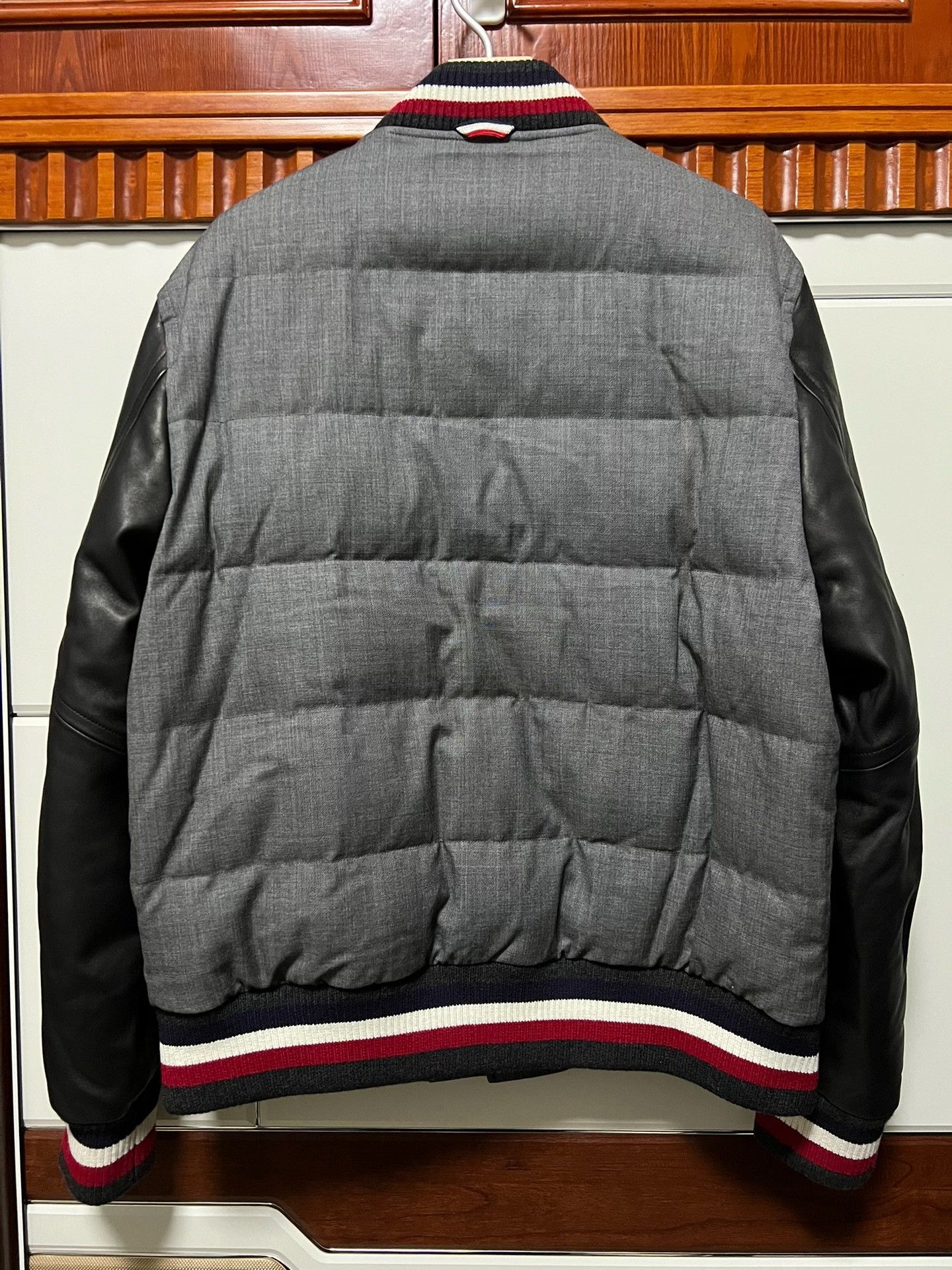 Moncler Gamme Bleu Moncler Gamme Bleu x Thom Browne Down Jacket Size US XL / EU 56 / 4 - 2 Thumbnail