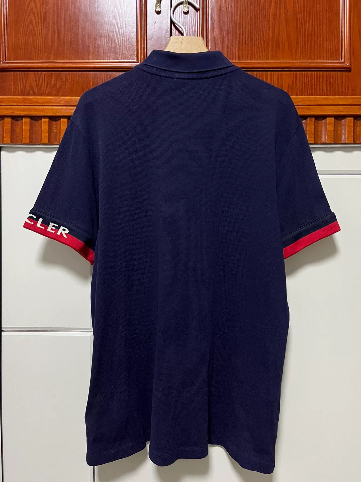 Moncler Moncler Men's Logo Polo Shirt Size US XL / EU 56 / 4 - 2 Thumbnail