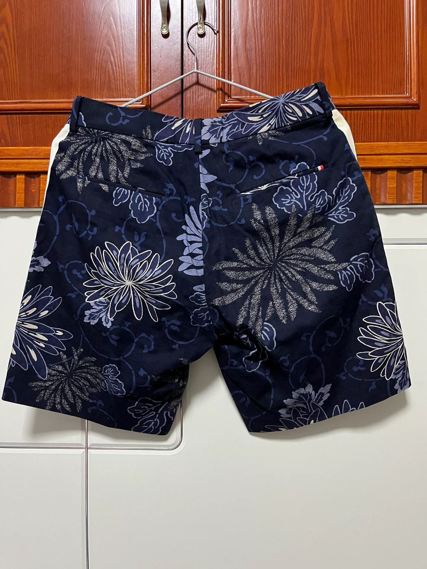 Moncler Moncler Men's Blue Camo Casual Shorts Size US 34 / EU 50 - 4 Thumbnail