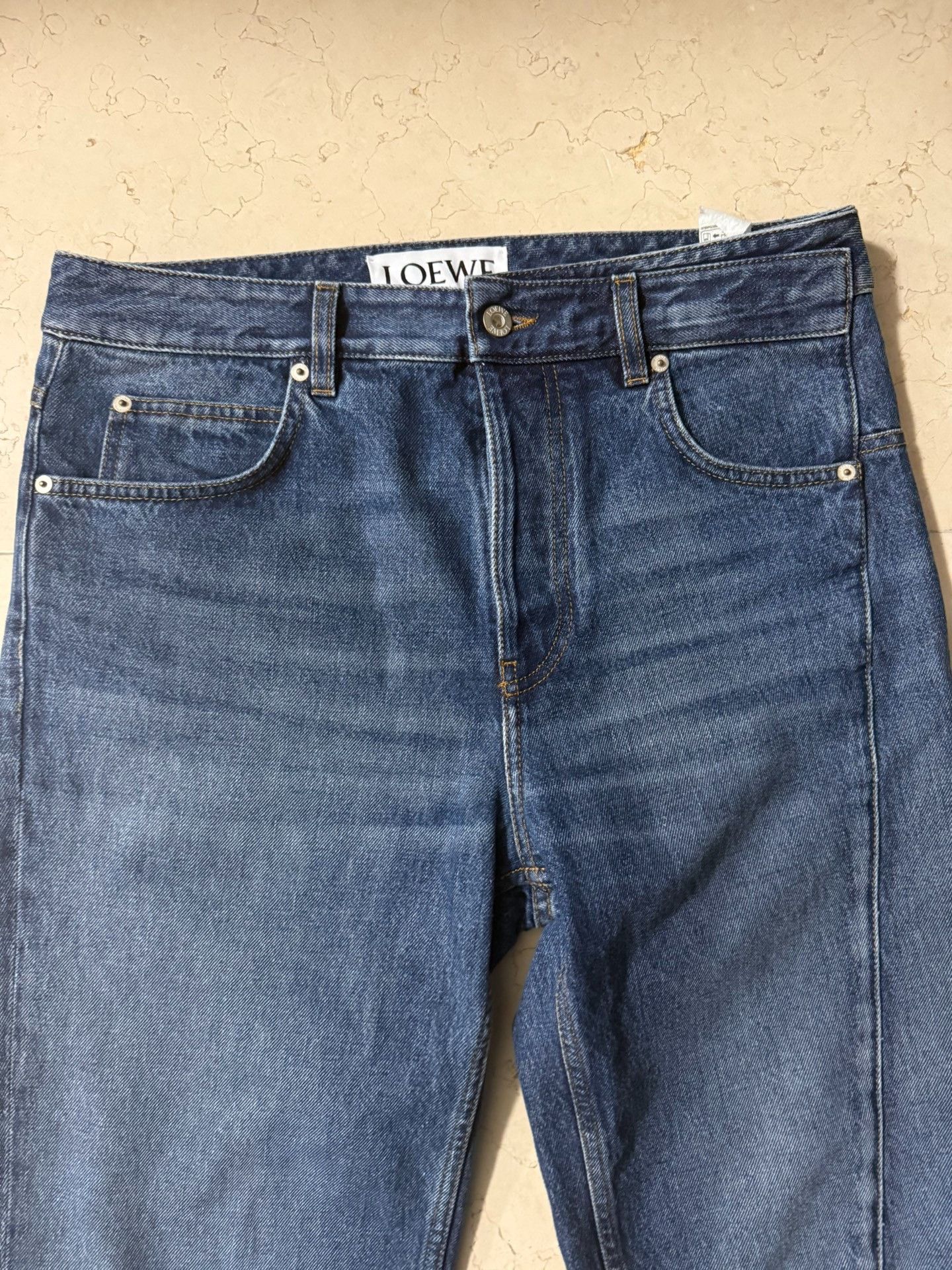 Loewe Loewe Washed Straight Jeans Men's Size US 34 / EU 50 - 4 Thumbnail