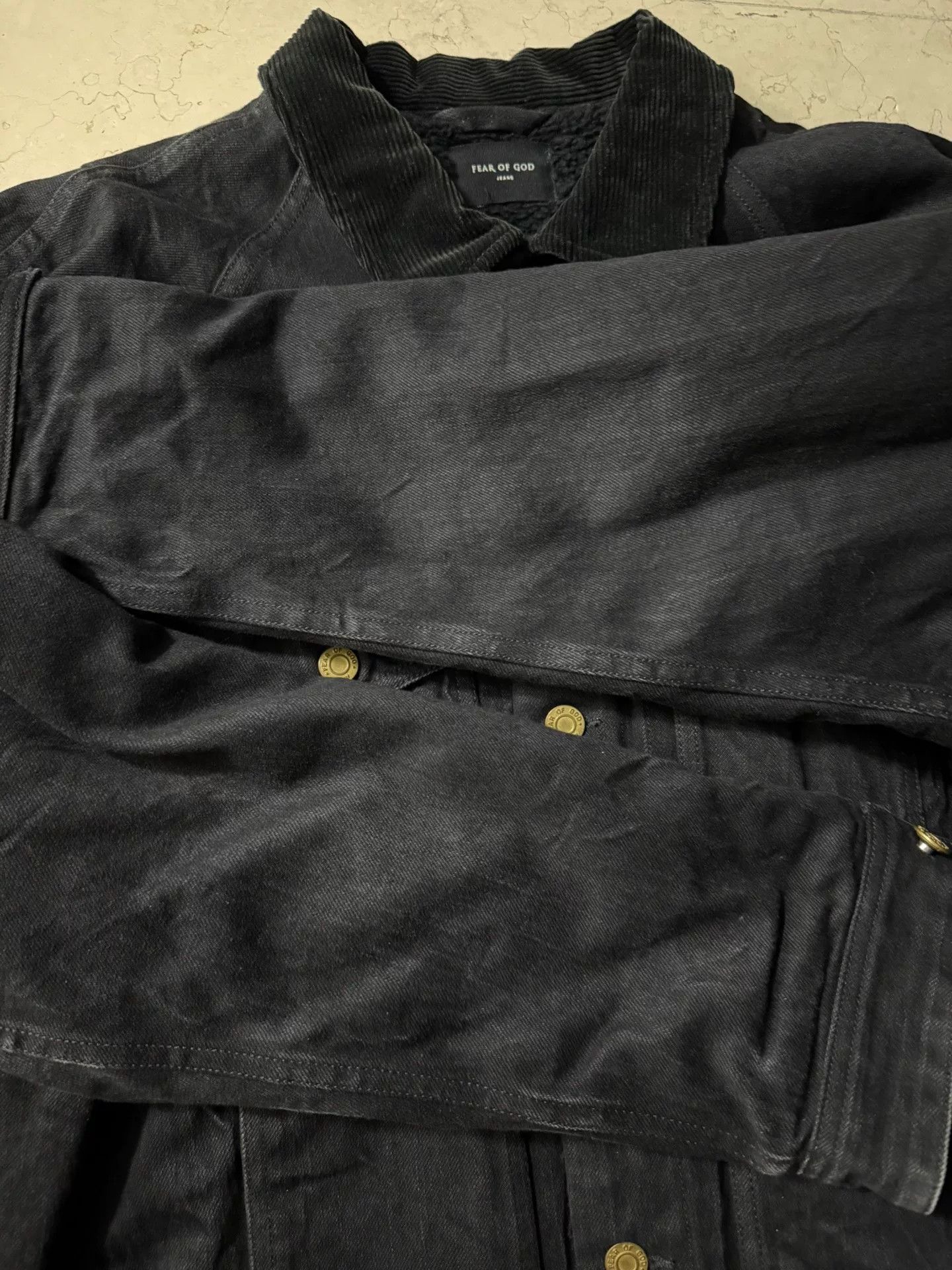 Fear of God Fear of God 5th Fog Denim Jacket Size US L / EU 52-54 / 3 - 6 Thumbnail