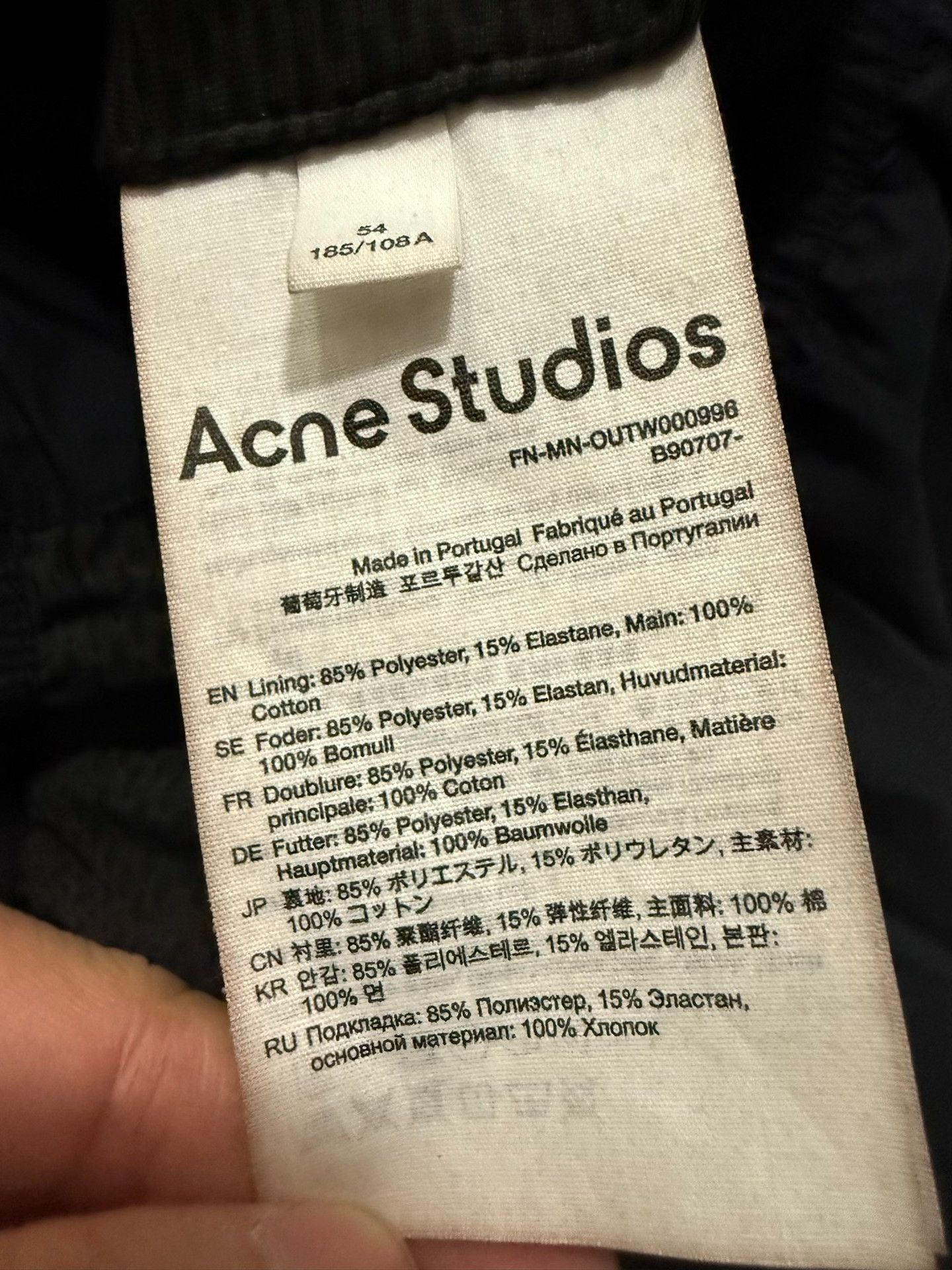 Acne Studios Acne Studios 1996 FW23 Washed Vintage Jacket Size US L / EU 52-54 / 3 - 9 Thumbnail