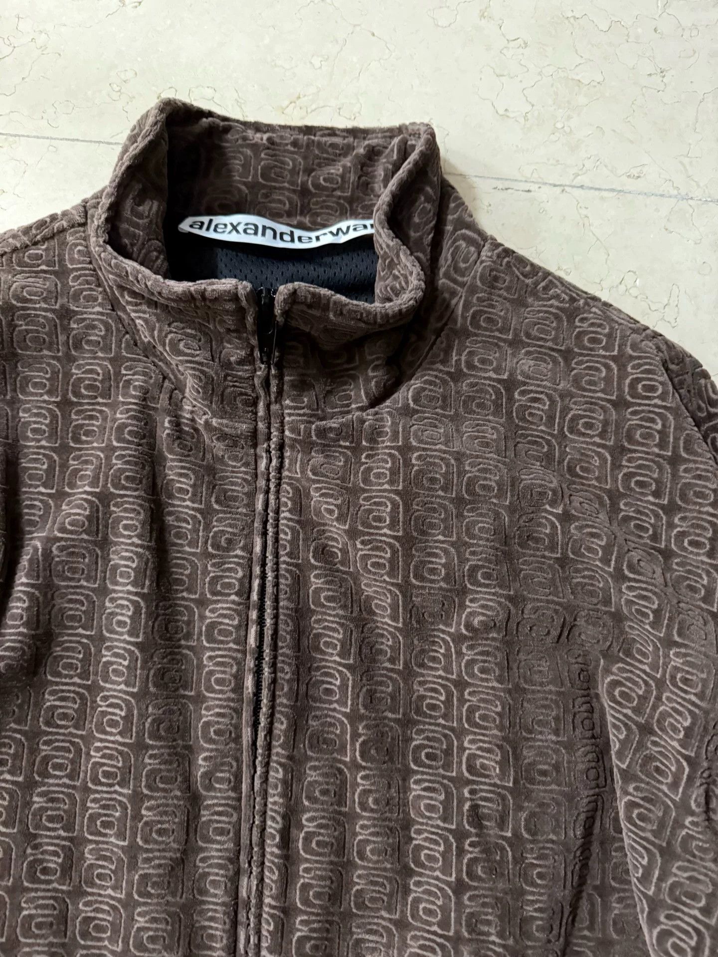 Alexander Wang Alexander Wang Velvet Coat All-Over Print Size US L / EU 52-54 / 3 - 3 Thumbnail