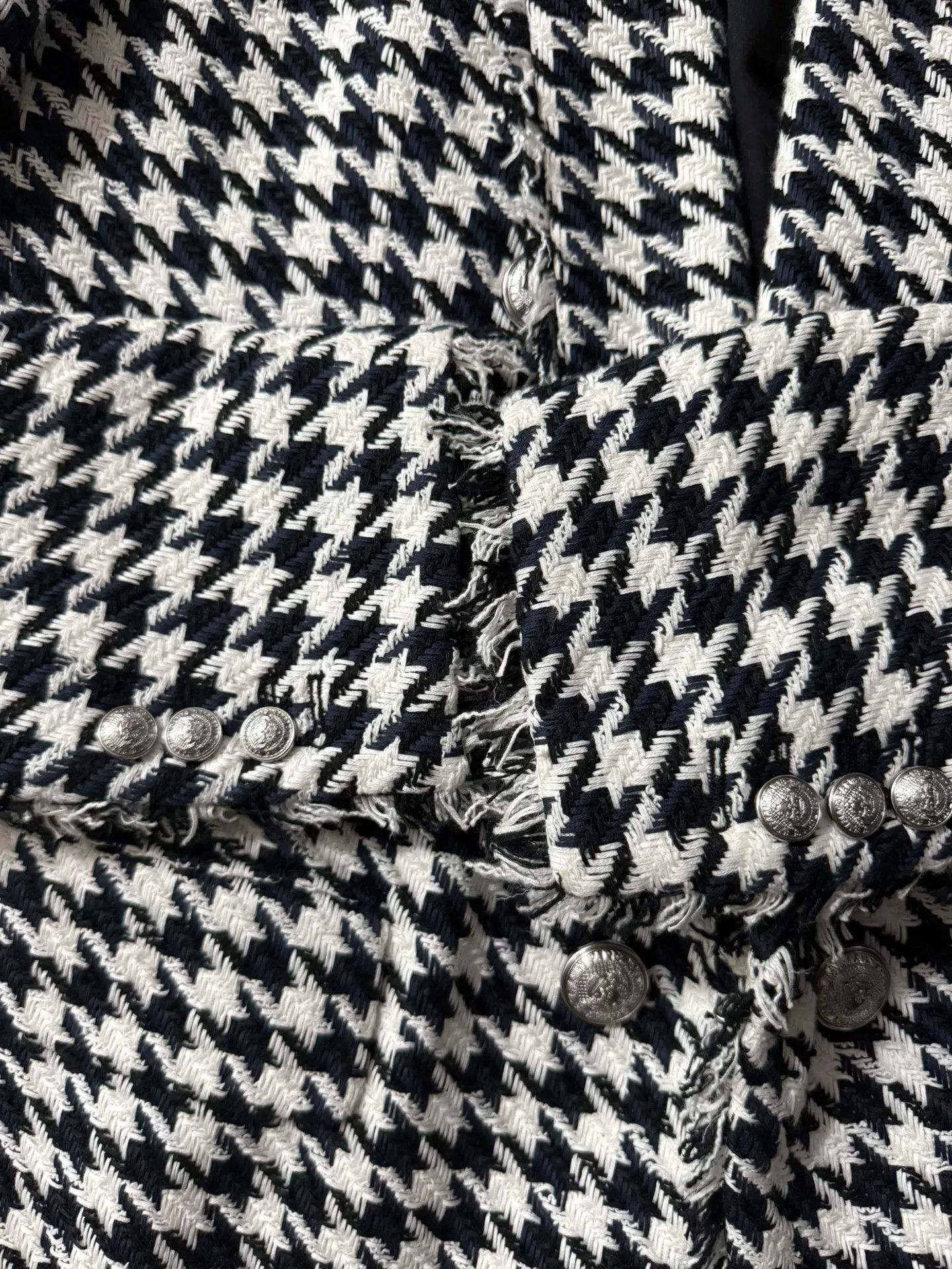 Balmain Balmain Runway Houndstooth Blazer Size US L / EU 52-54 / 3 - 6 Thumbnail