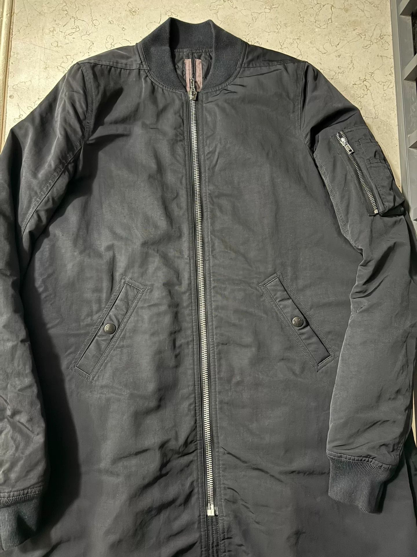 Rick Owens Rick Owens Long Dark Cotton Coat Size US M / EU 48-50 / 2 - 2 Thumbnail