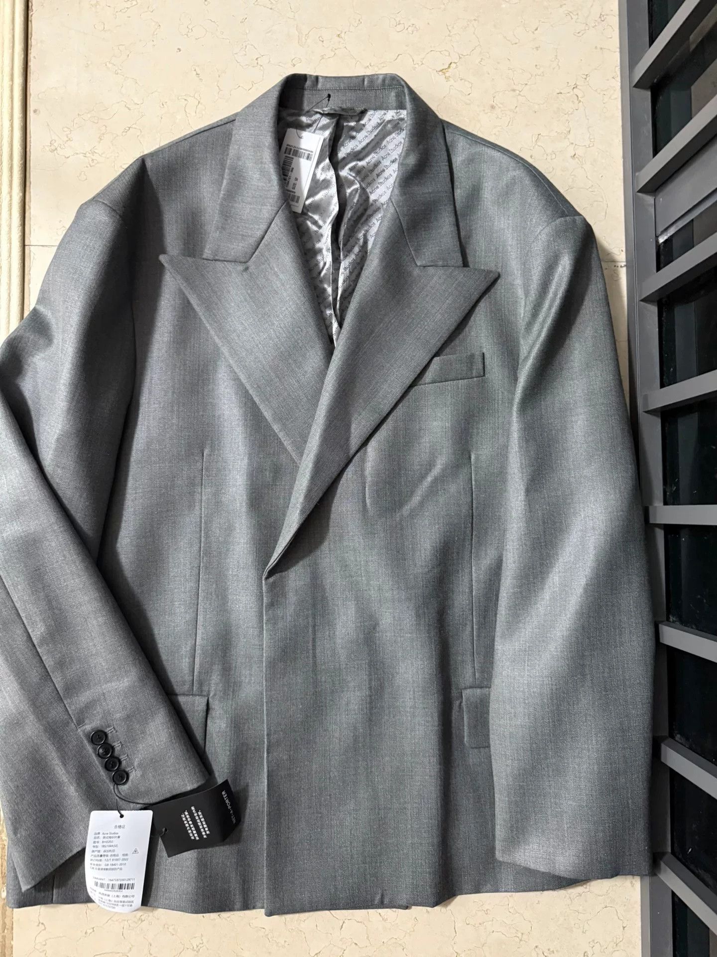 Acne Studios Acne Studios Loose Double-Breasted Blazer Size US L / EU 52-54 / 3 - 4 Thumbnail