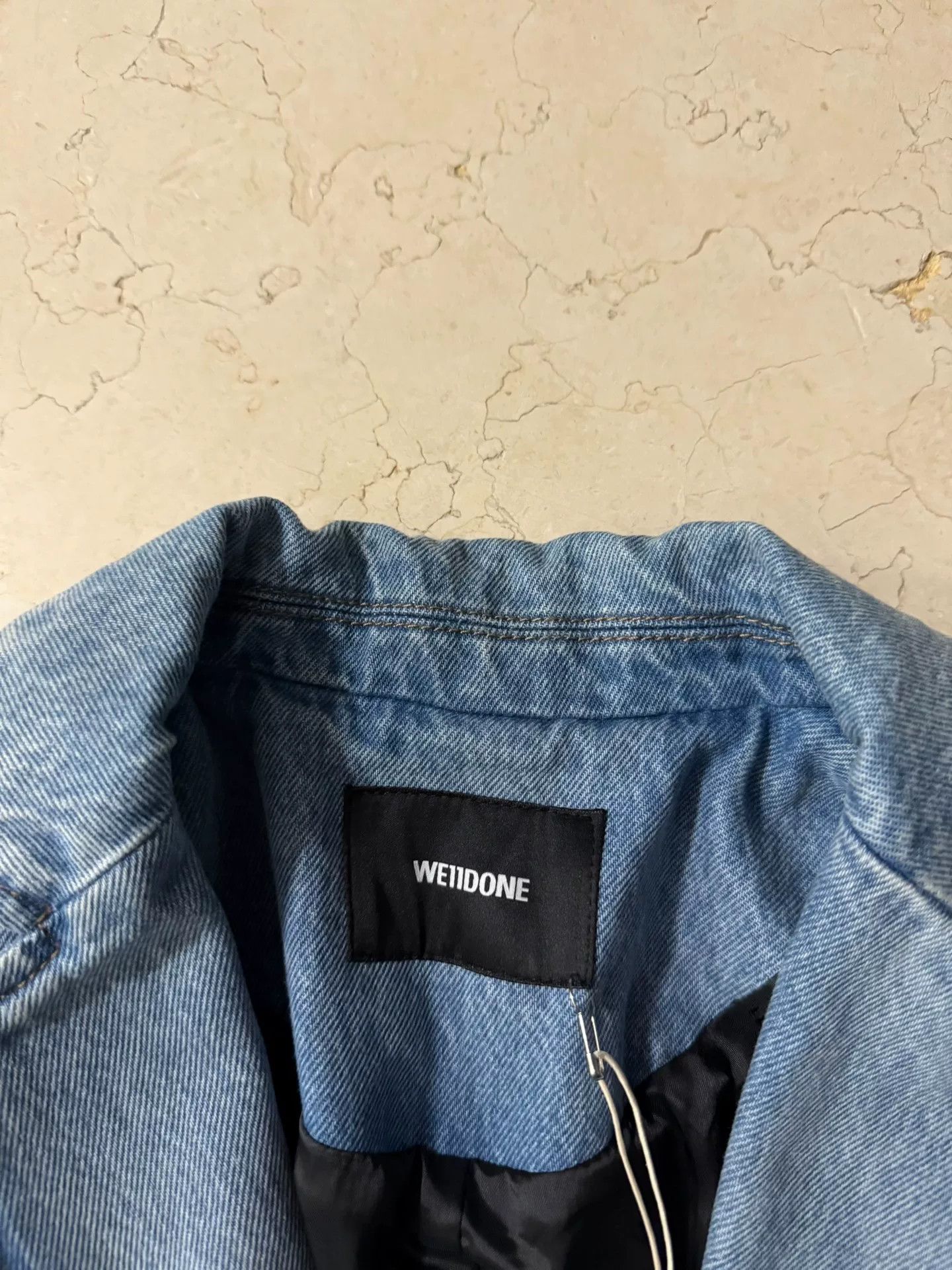 WE11DONE We11done Denim Blazer Jacket Size US S / EU 44-46 / 1 - 4 Thumbnail