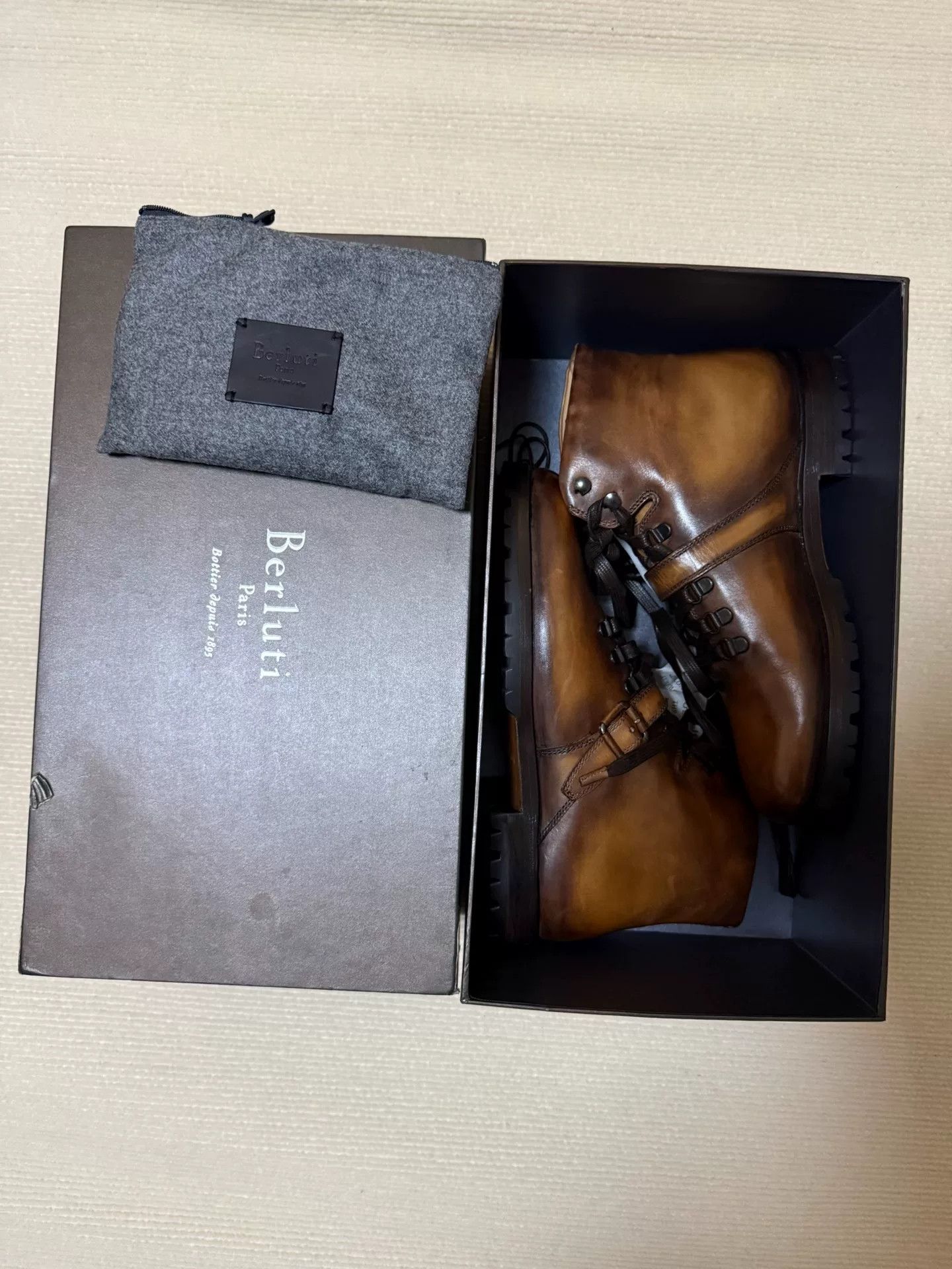 Berluti Berluti Ice Brown Hiking Casual Shoes Size US 7 / EU 40 - 9 Thumbnail