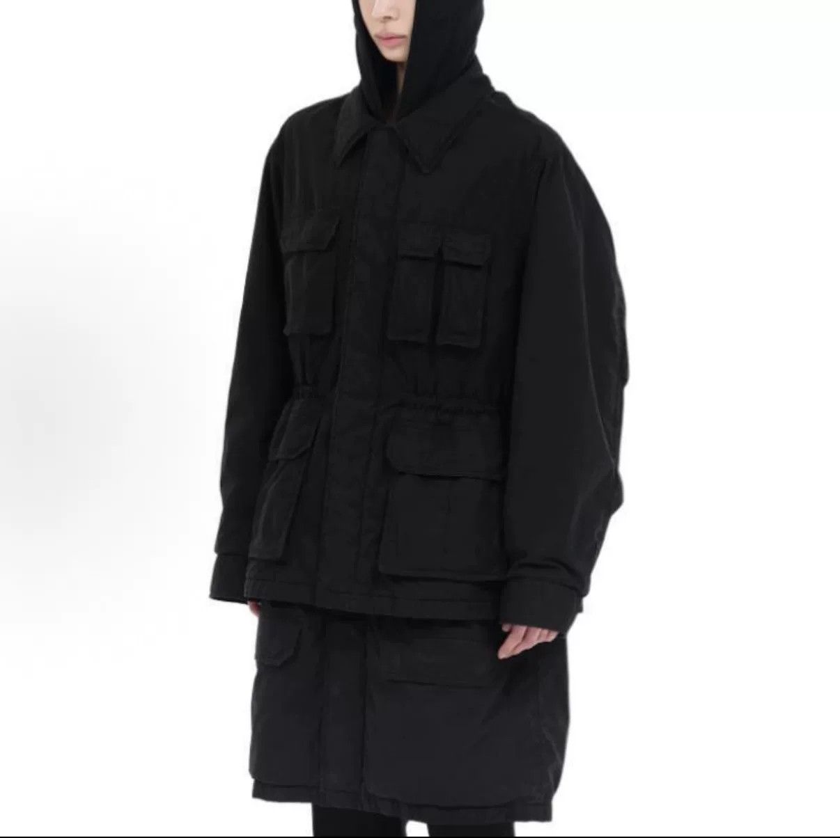 WE11DONE WE11DONE FW24 Wide-Collar Solid Puffer Jacket Size US S / EU 44-46 / 1 - 3 Thumbnail