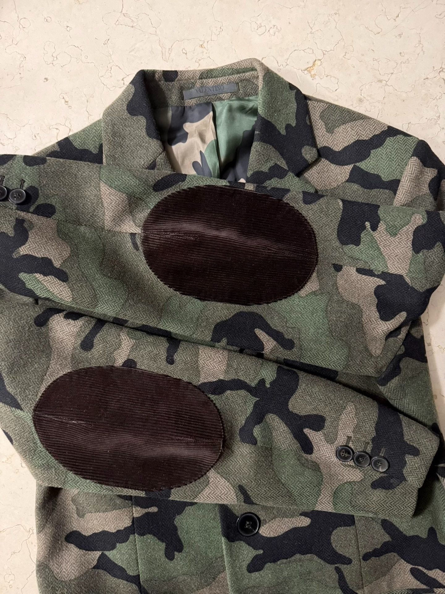 Valentino Valentino Runway Camo Wool Coat 48 Size US M / EU 48-50 / 2 - 6 Thumbnail