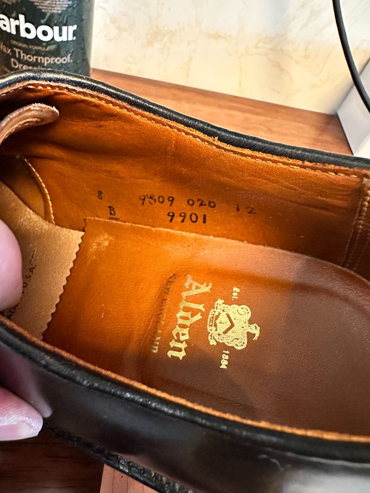 Alden Alden PTB 9901 Black Shell Cordovan Size US 8 / EU 41 - 8 Thumbnail